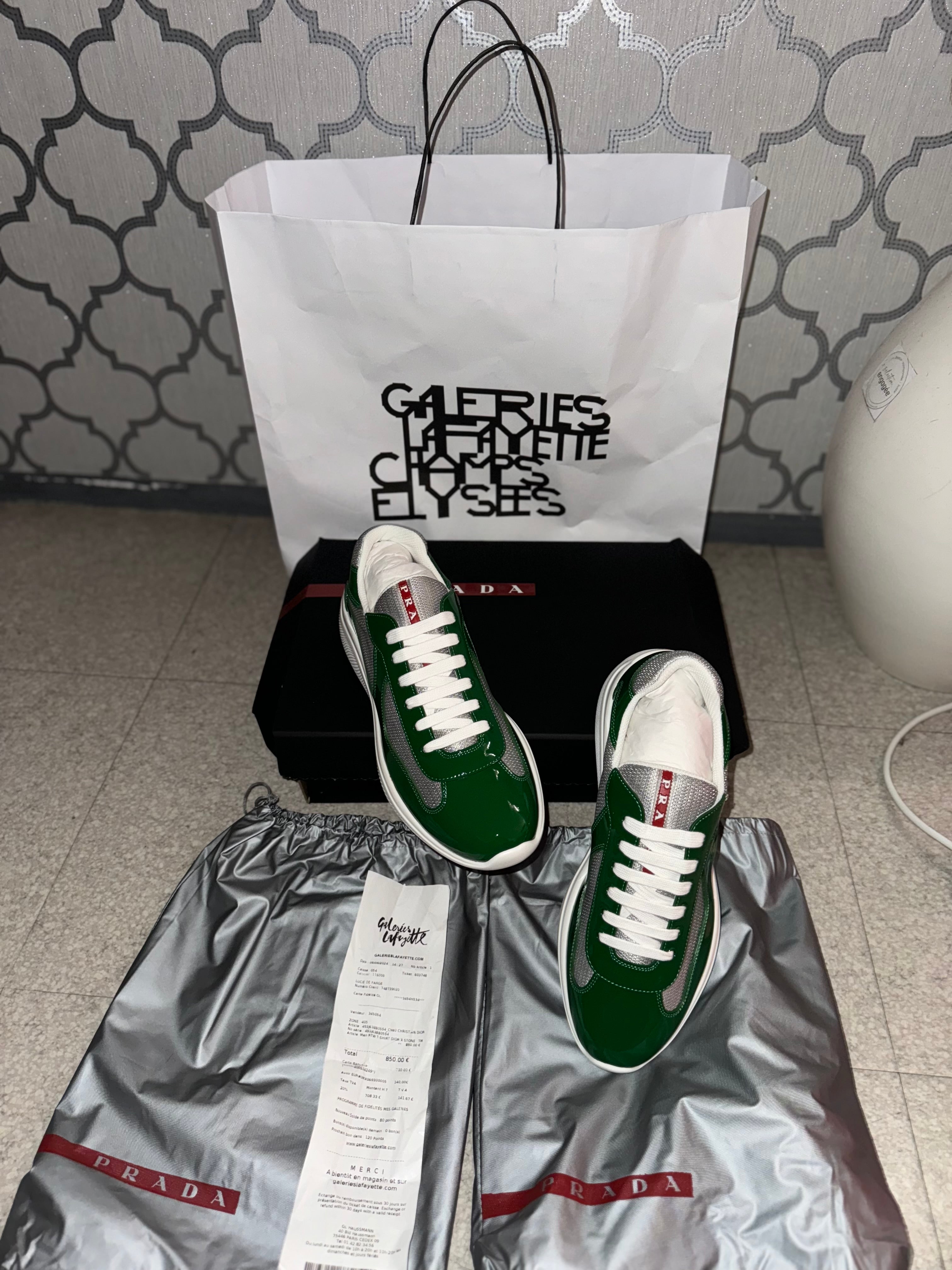 Sneakers Prd America ´ s Cup Gomme & tissu bike green 9/10