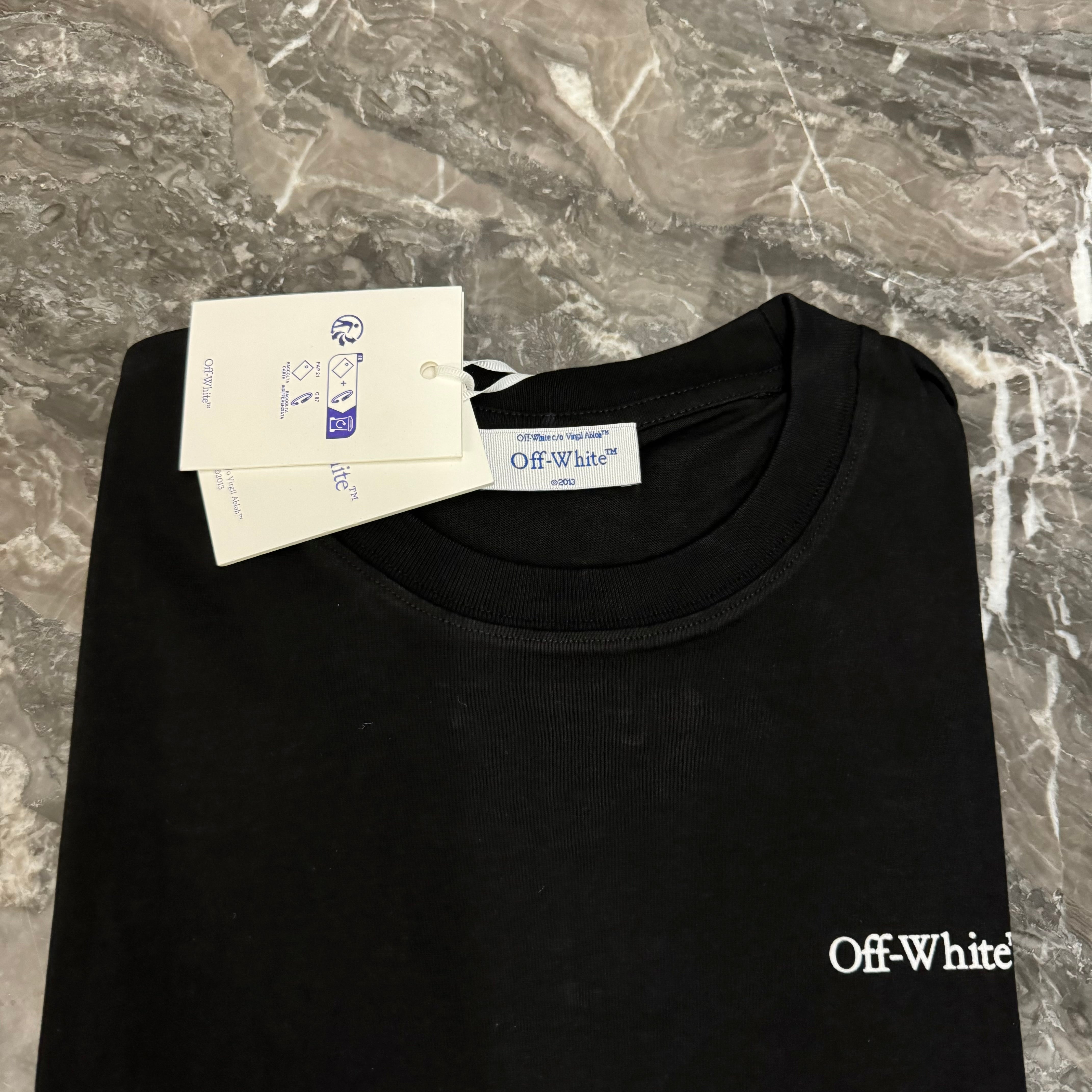 OFF-WHITE black Marker oversized t-shirt