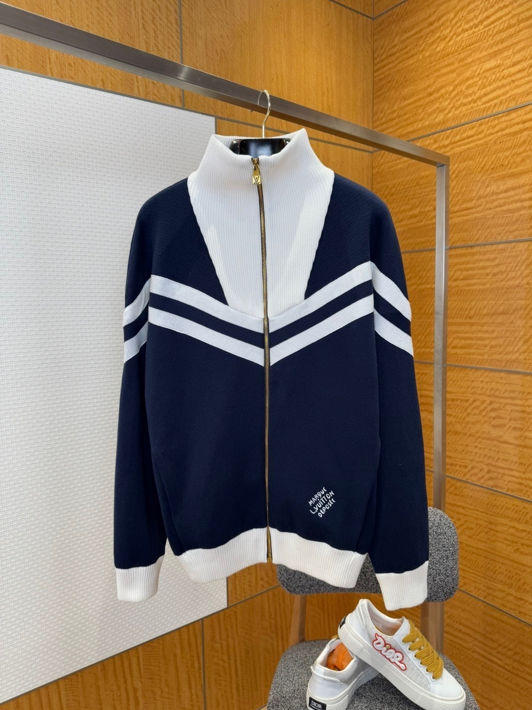 Blouson en jersey bi-matière lv 10/10