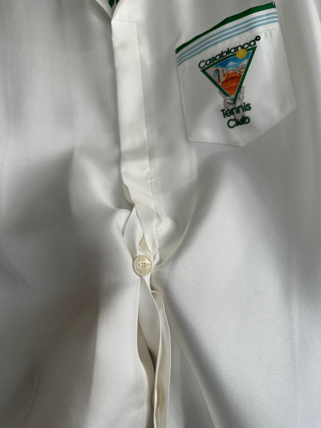 METAPHYSICAL TENNIS ICON SHORT SLEEVE SILK SHIRT ensemble