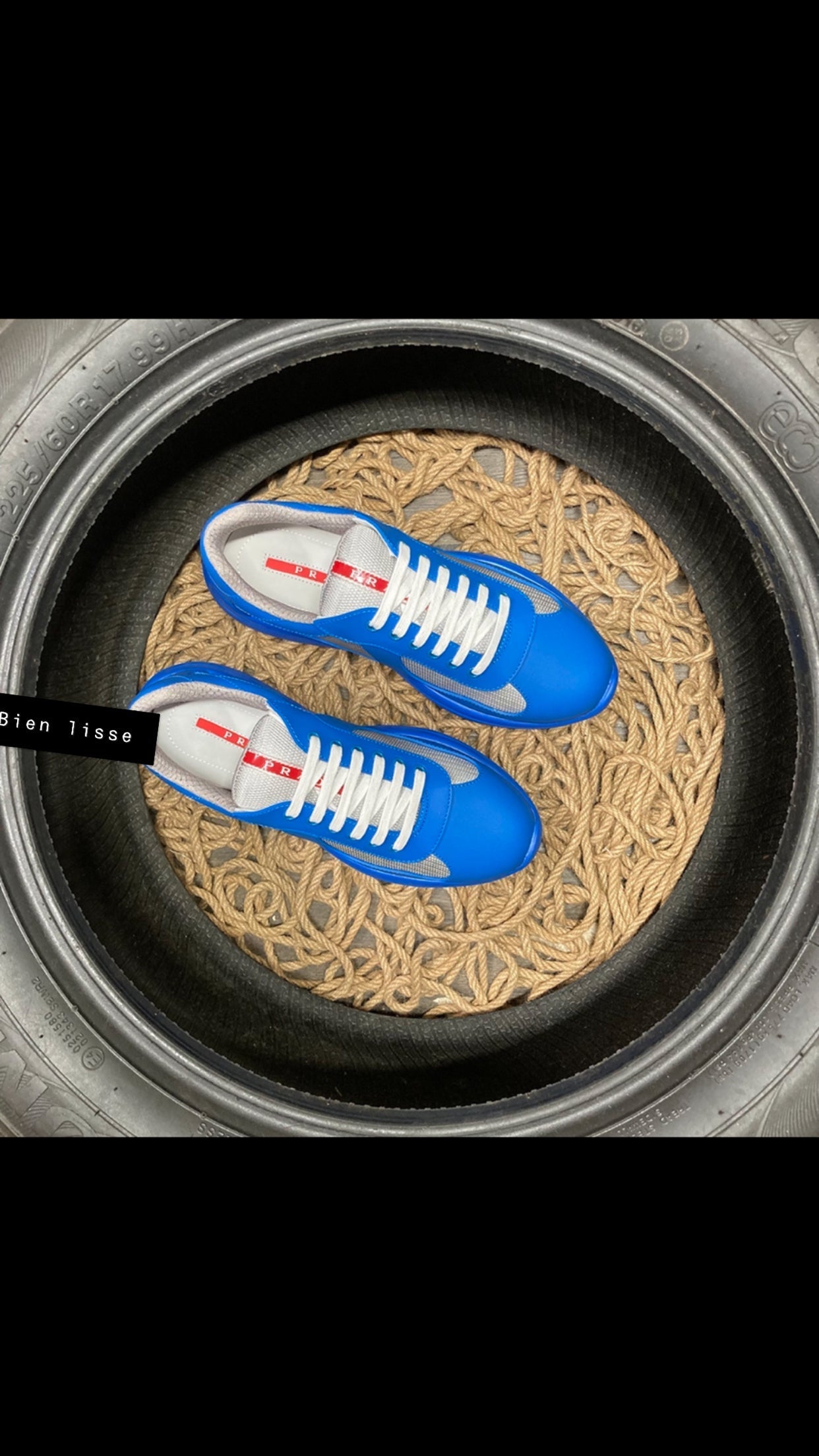 Sneakers Prd America ´ s Cup blue Gomme & tissu bike