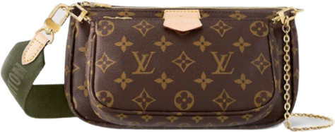 Sac multipochette kaki facture