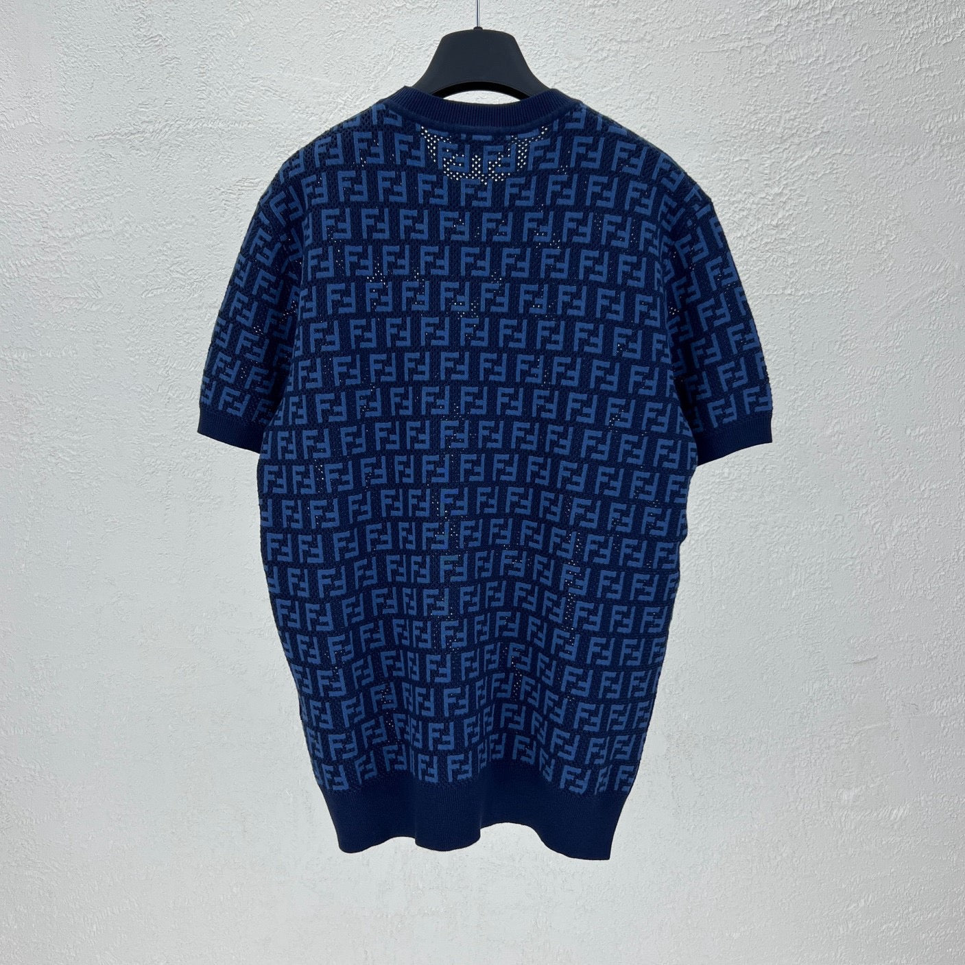 FF BLUE cotton linen sweater