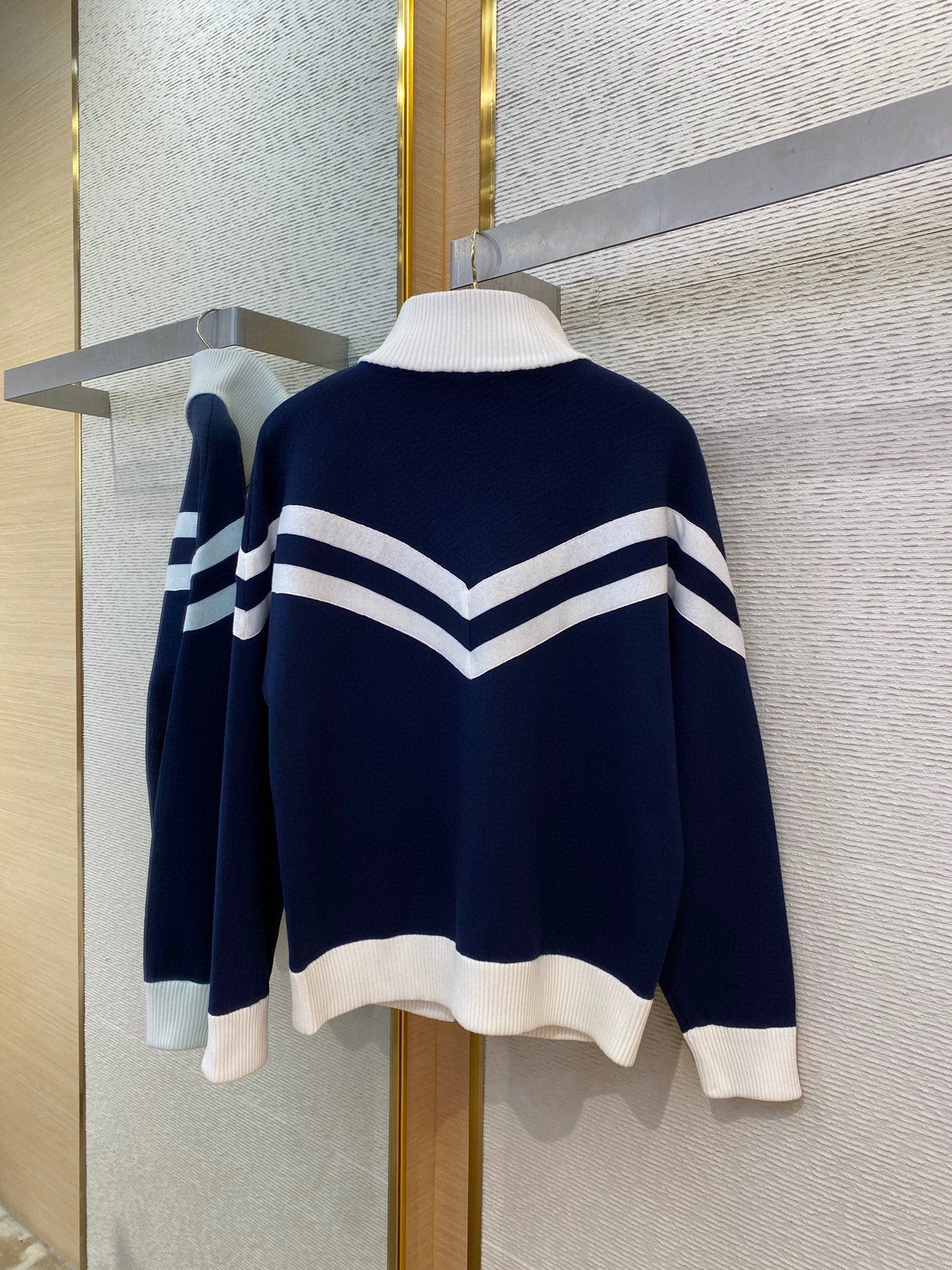 Blouson marin en maille de coton lv