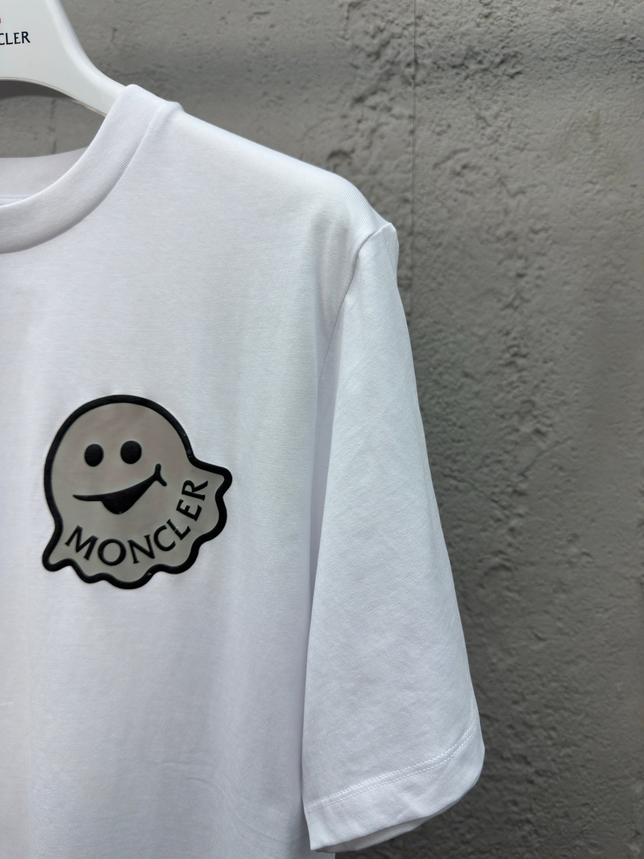 T SHIRT BLANC LOGO FANTÔME MNCLR