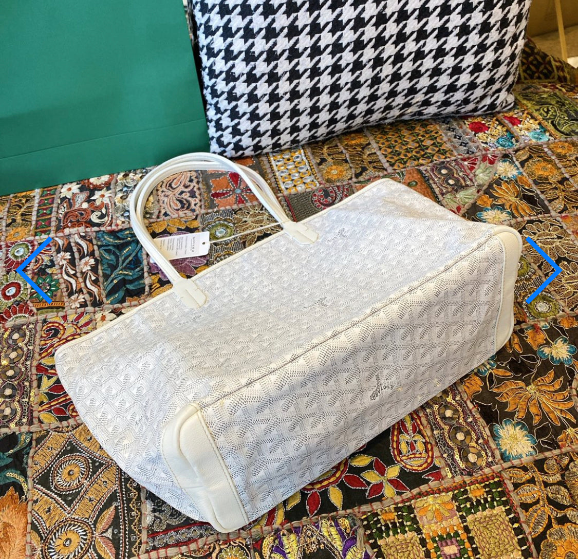 White Artois PM invoice bag