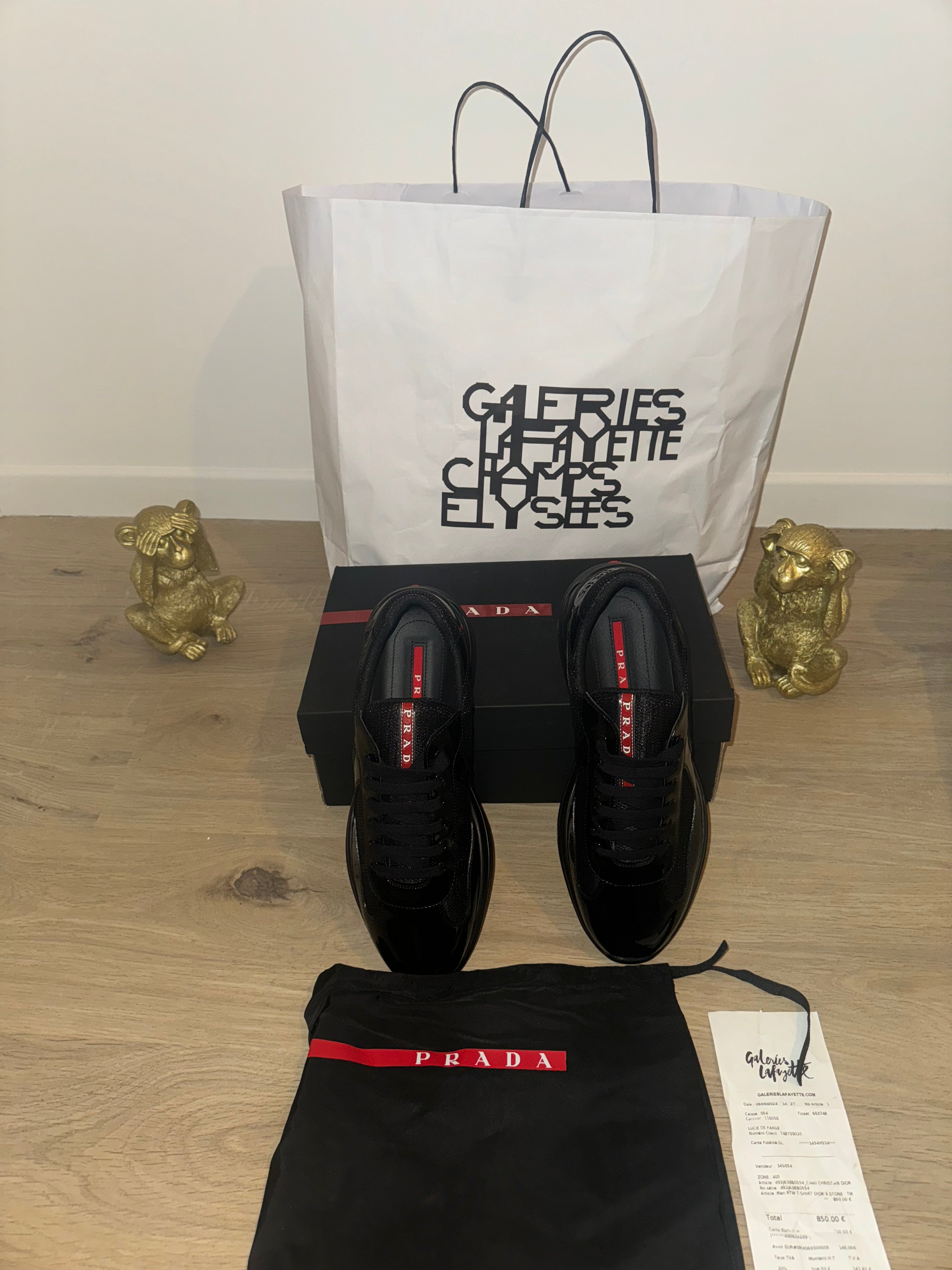 Sneakers Prd America ´ s Cup tissu bike lisse black 9/10
