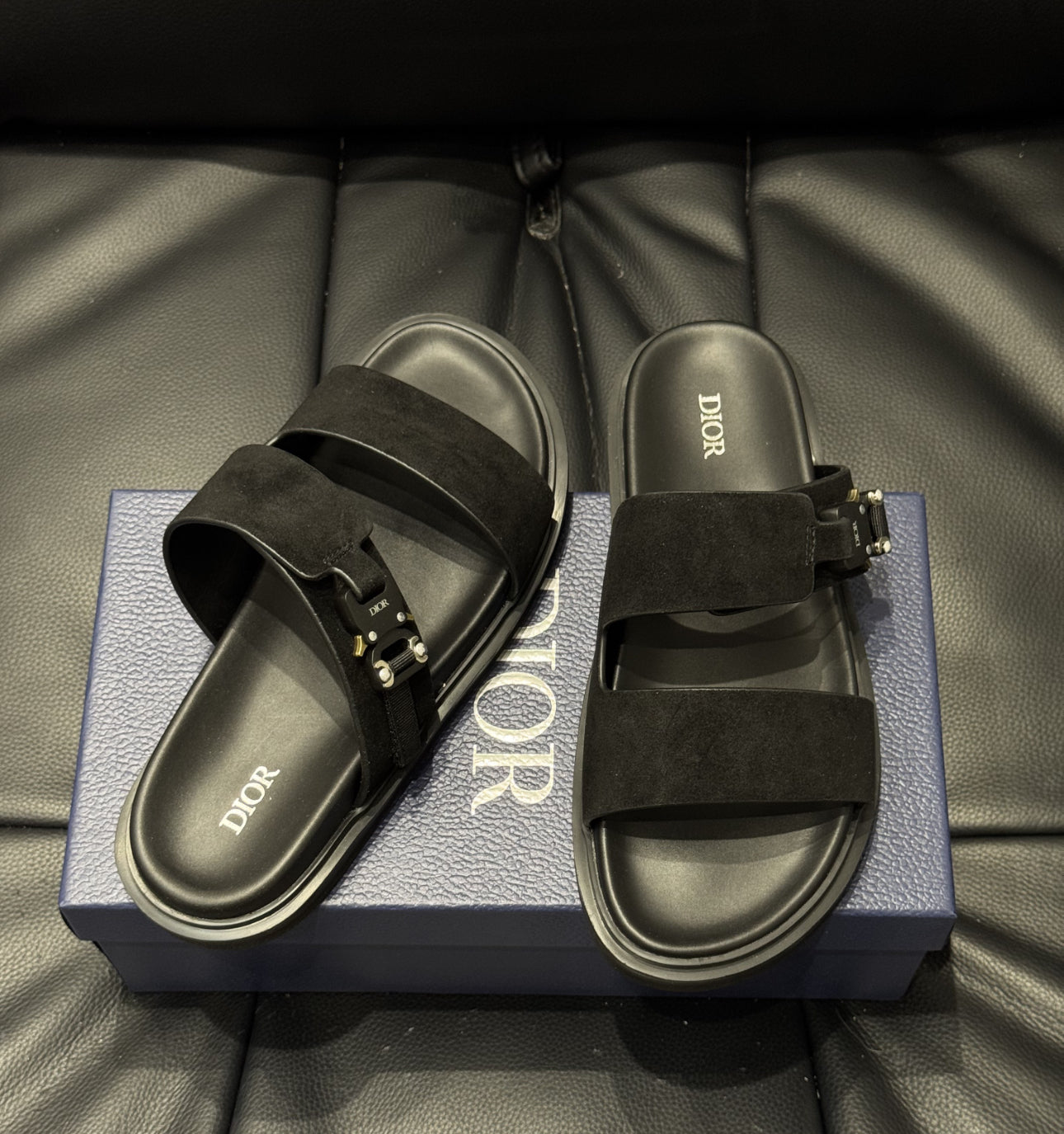 Sandale Dior Aqua Suède noir