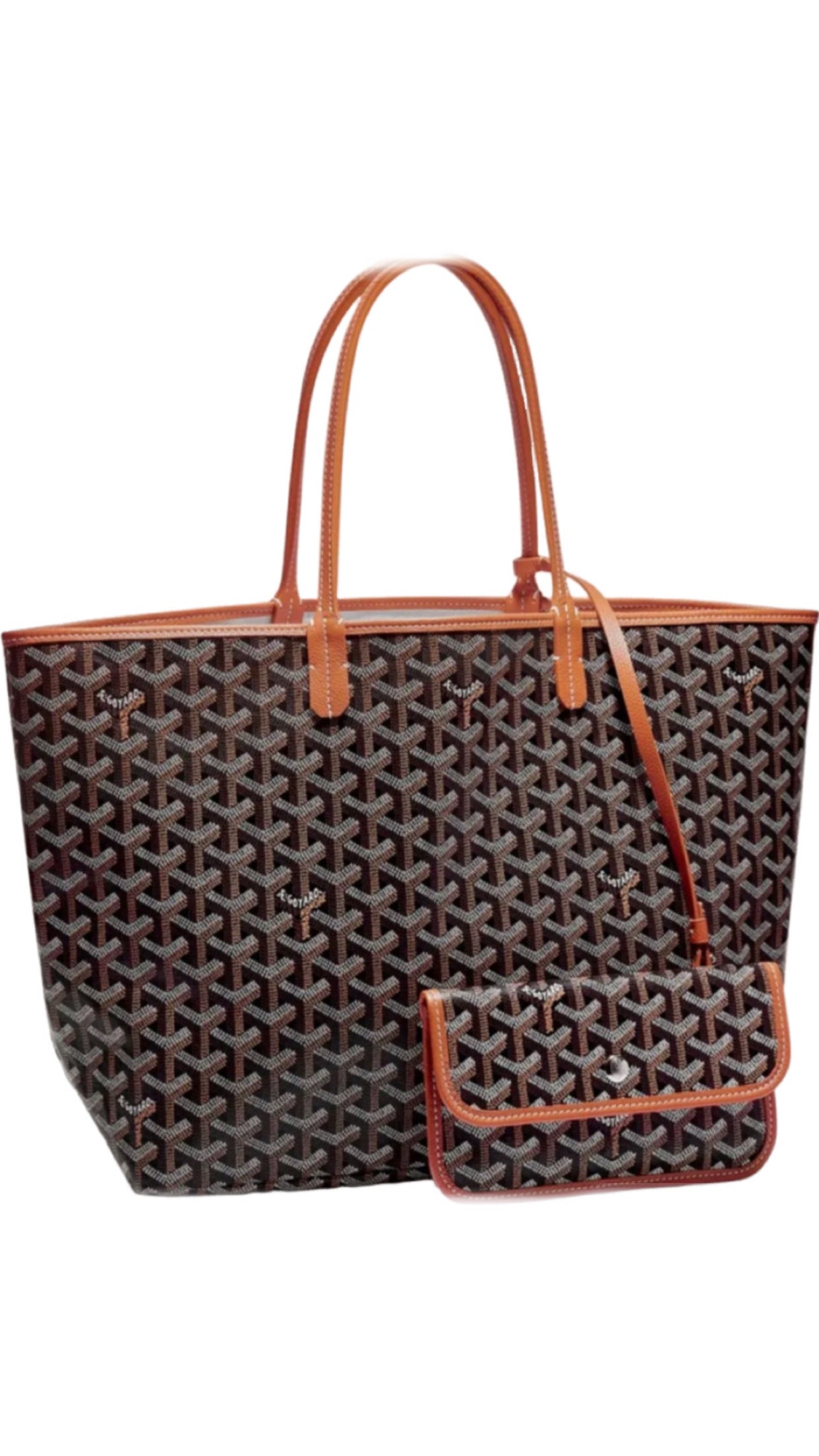 Saint Louis Brown Invoice Bag
