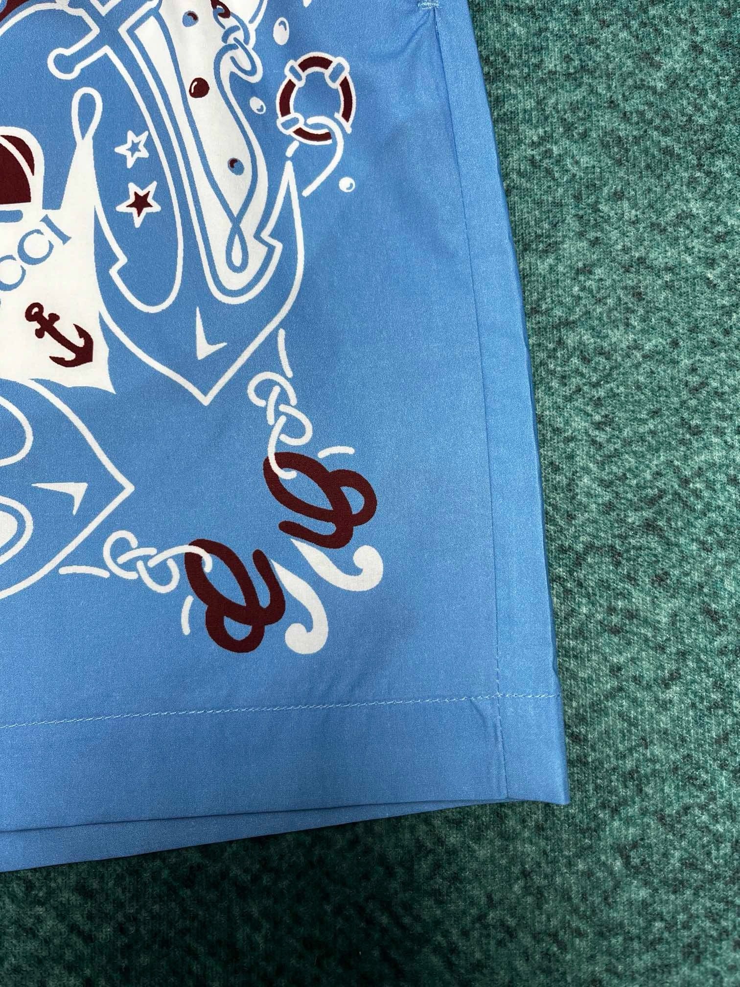 SHORTS GG BANDANA PRINT COTTON SHIRT