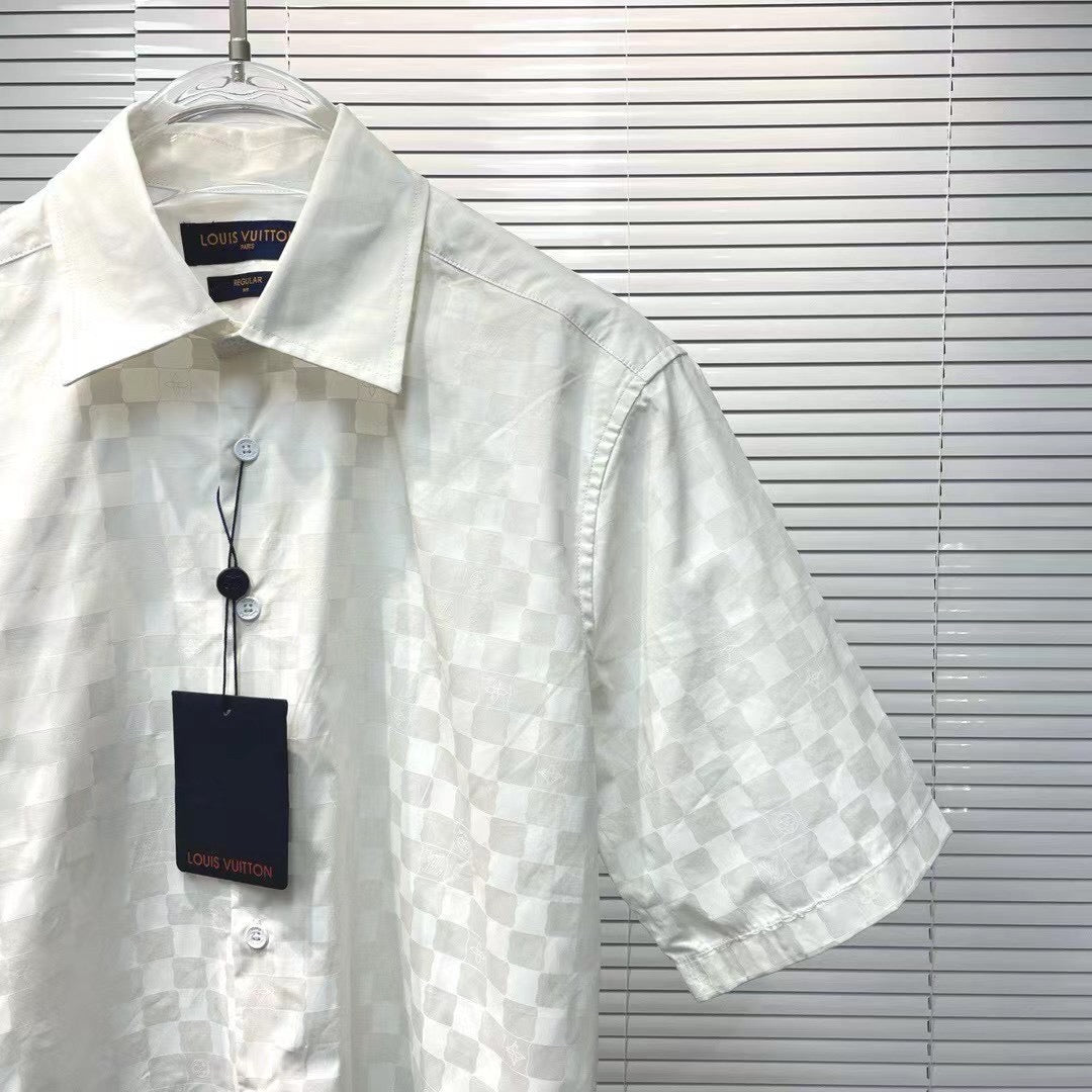 LV cotton short sleeve shirt