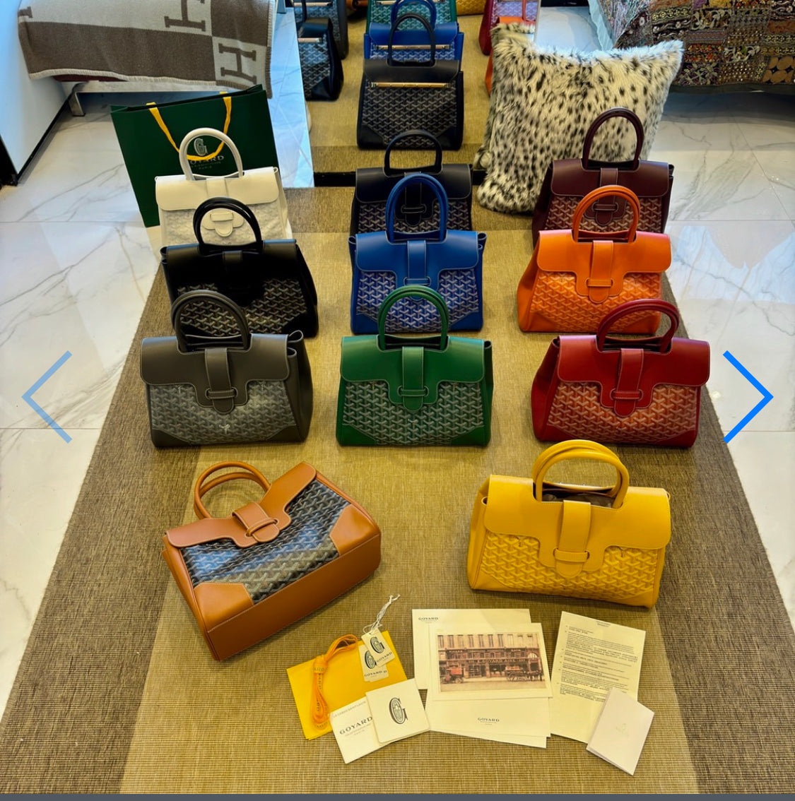 Saigon grey invoice tote bag