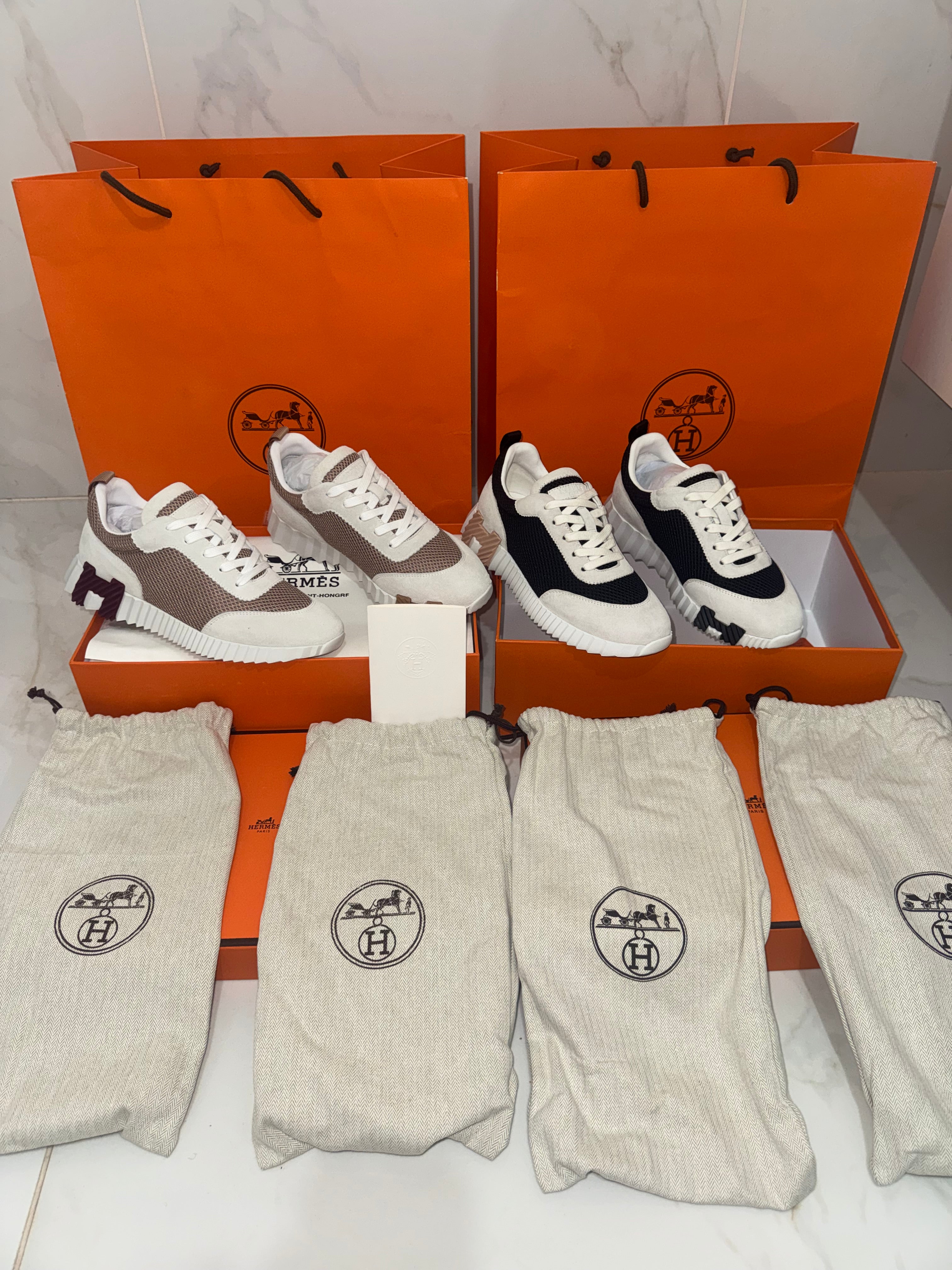 Sneakers Hrms Bouncing packaging complet facture 📦🚚⚡️ FEMME