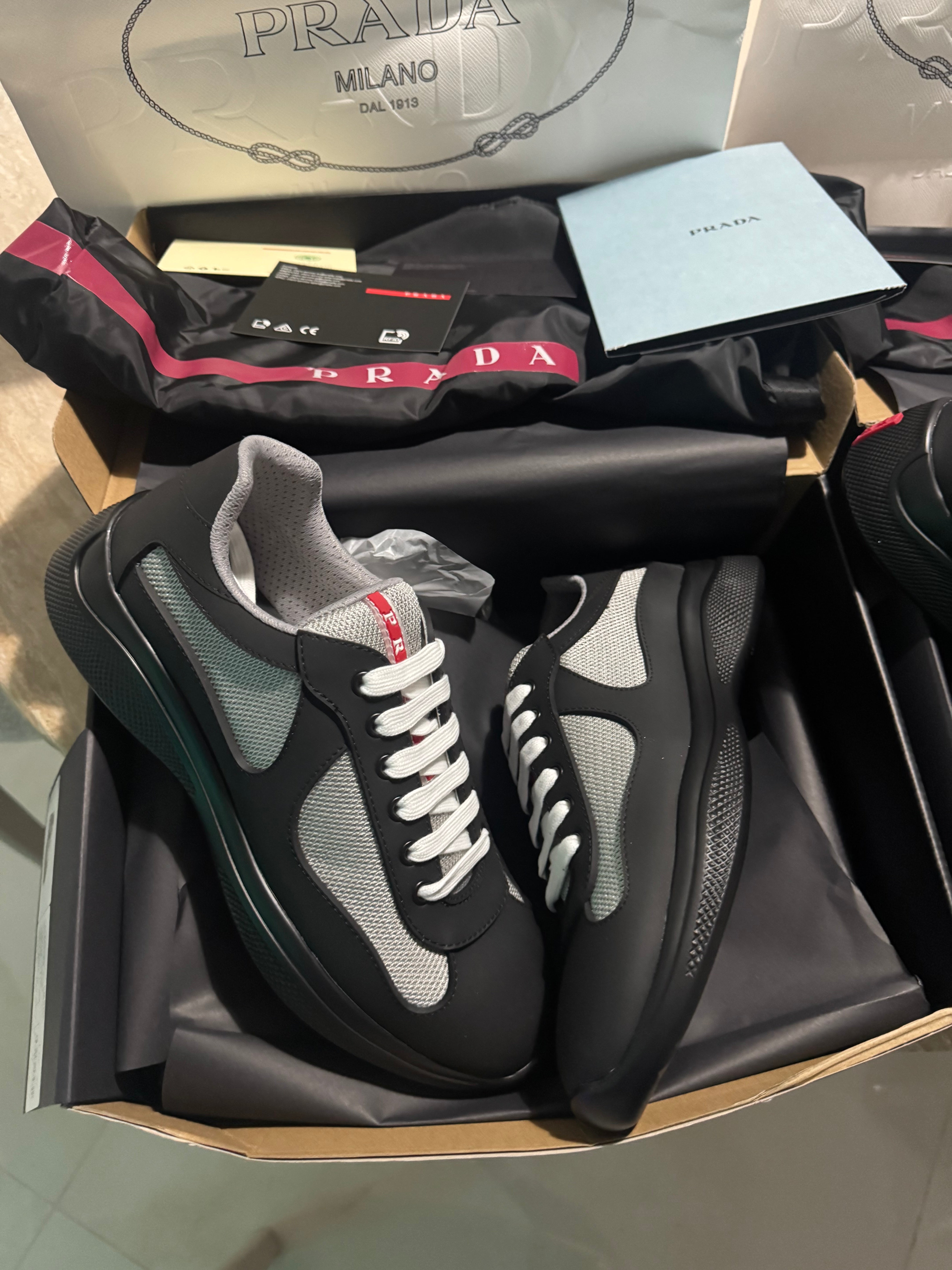 Sneakers Prd America ´ s Cup black Gomme & tissu bike 10/10