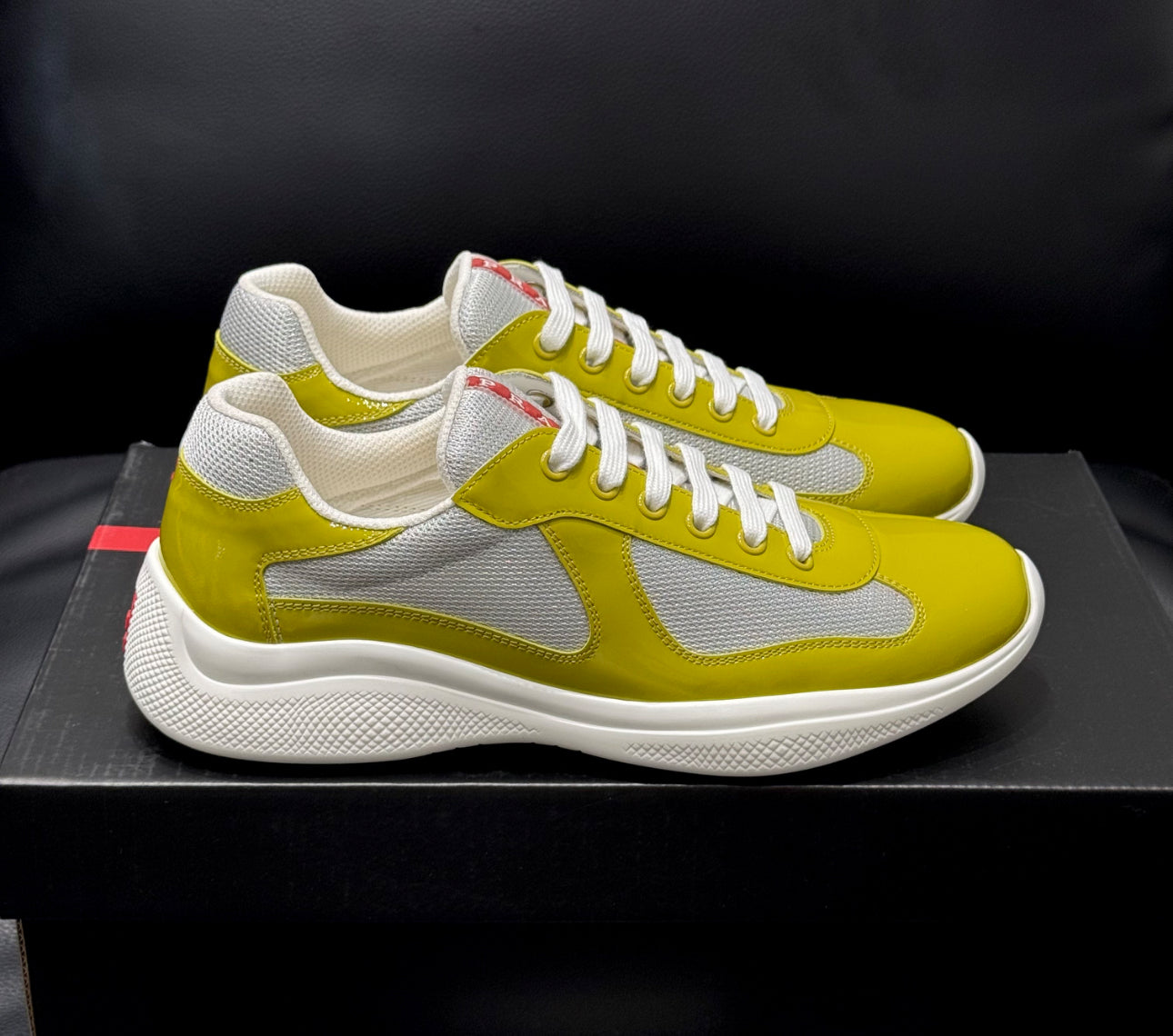Sneakers Prd America ´ s Cup Spécial Green tissu bike lisse 10/10 V3S