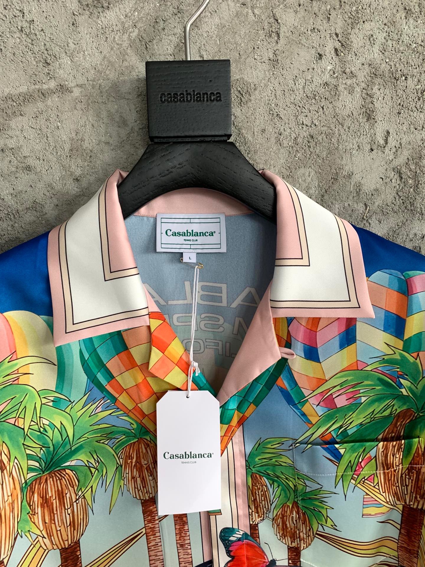 CHEMISE CASA PSYCHADELIC CUBAN COLLAR SILK SHIRT