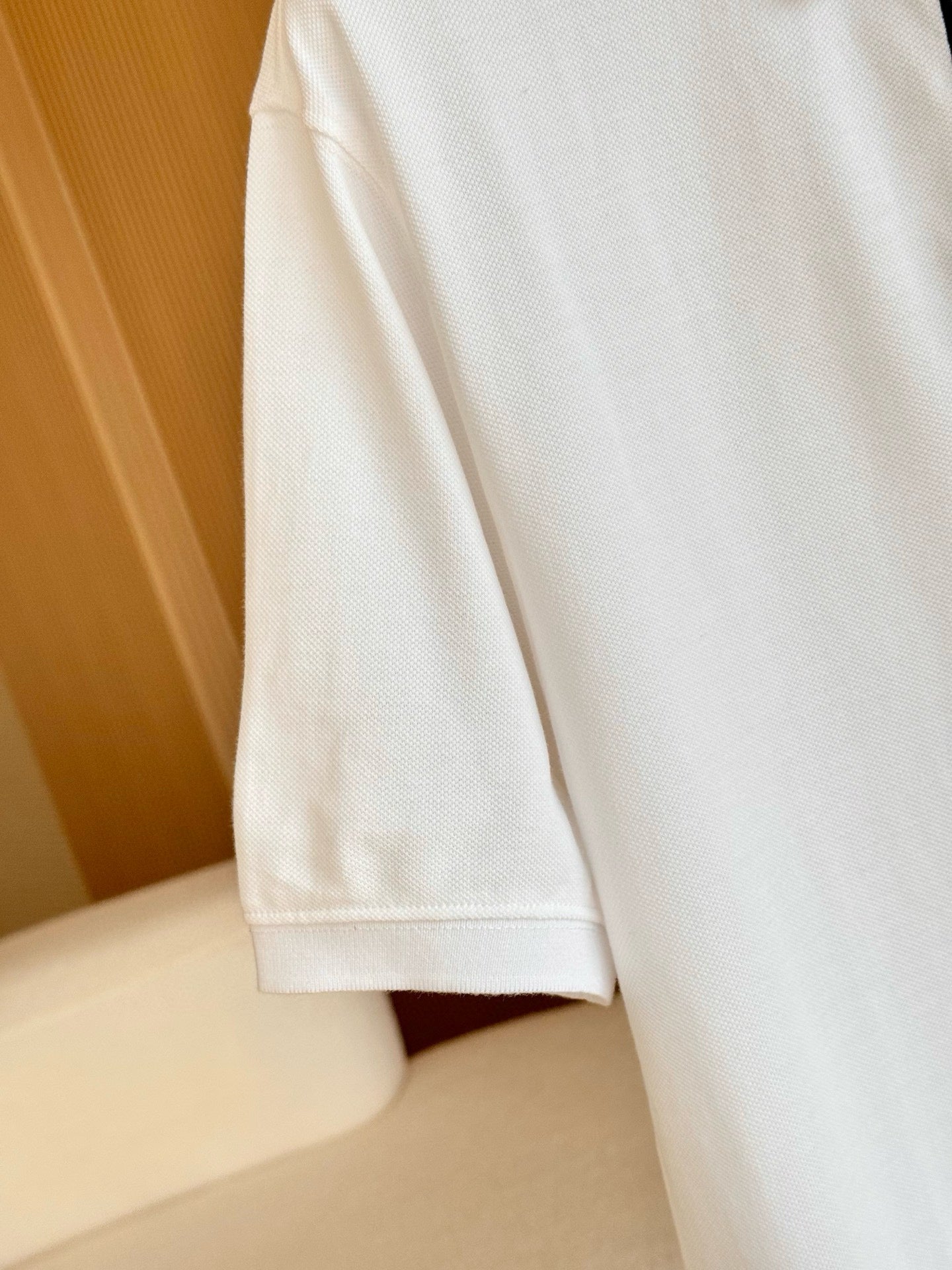 Mnclr Polo patch a logo blanc