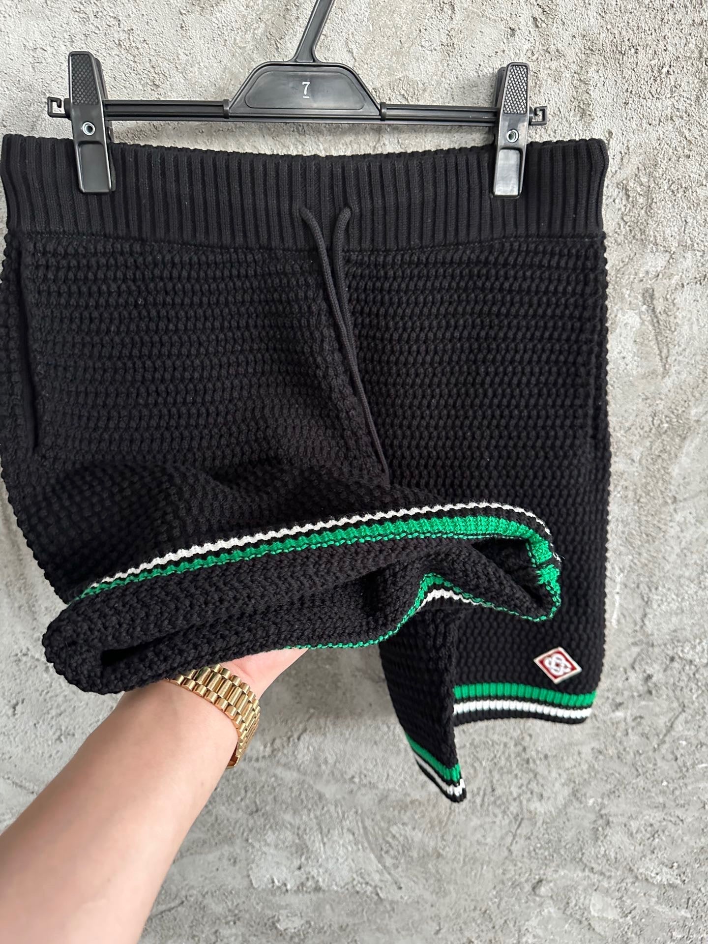 Grüne Casa-Shorts