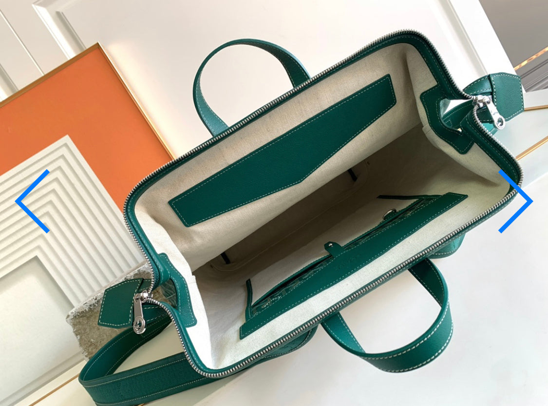 Cisalpin green invoice backpack