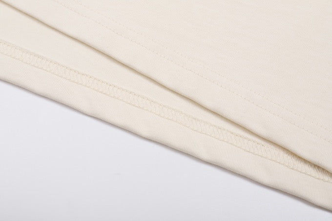 T-shirt beige à petit logo ami de cœur beige