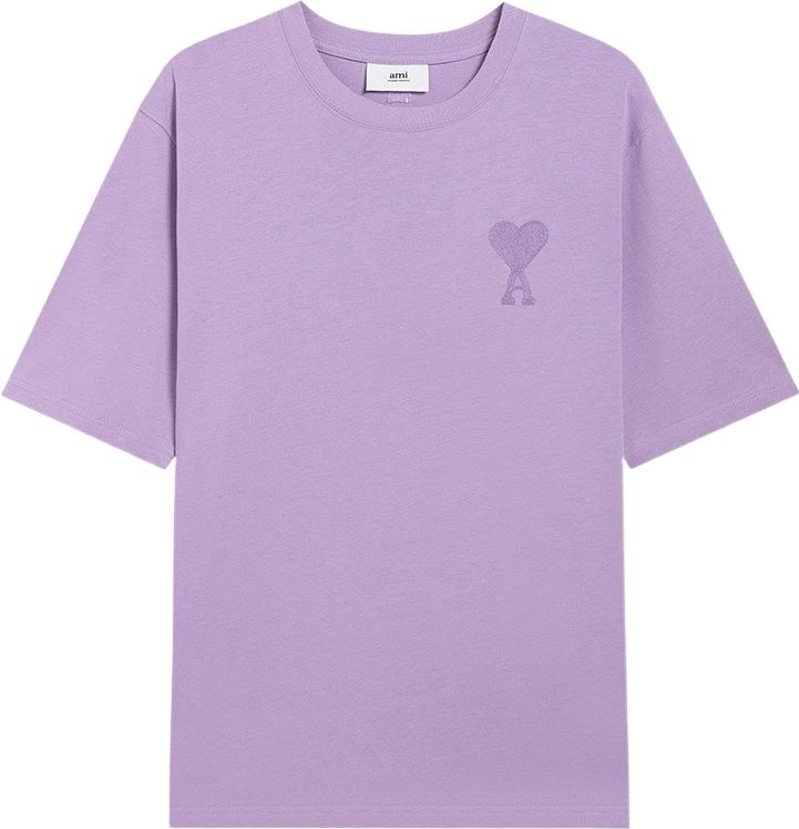T-shirt violet à petit logo ami de cœur violet