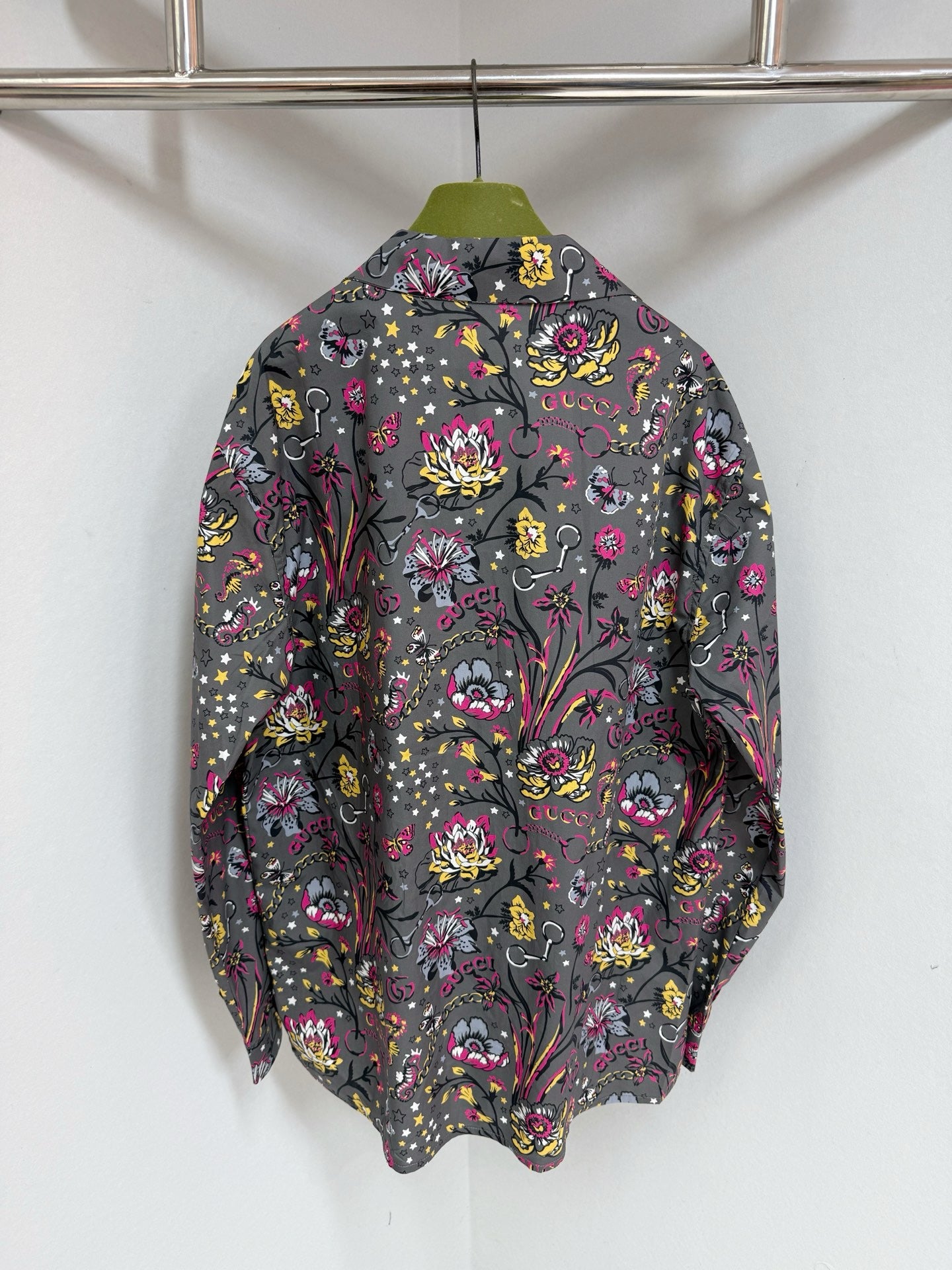 GG floral punk print floral shirt