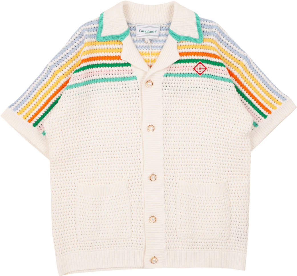 Casa Tennis crochet shirt