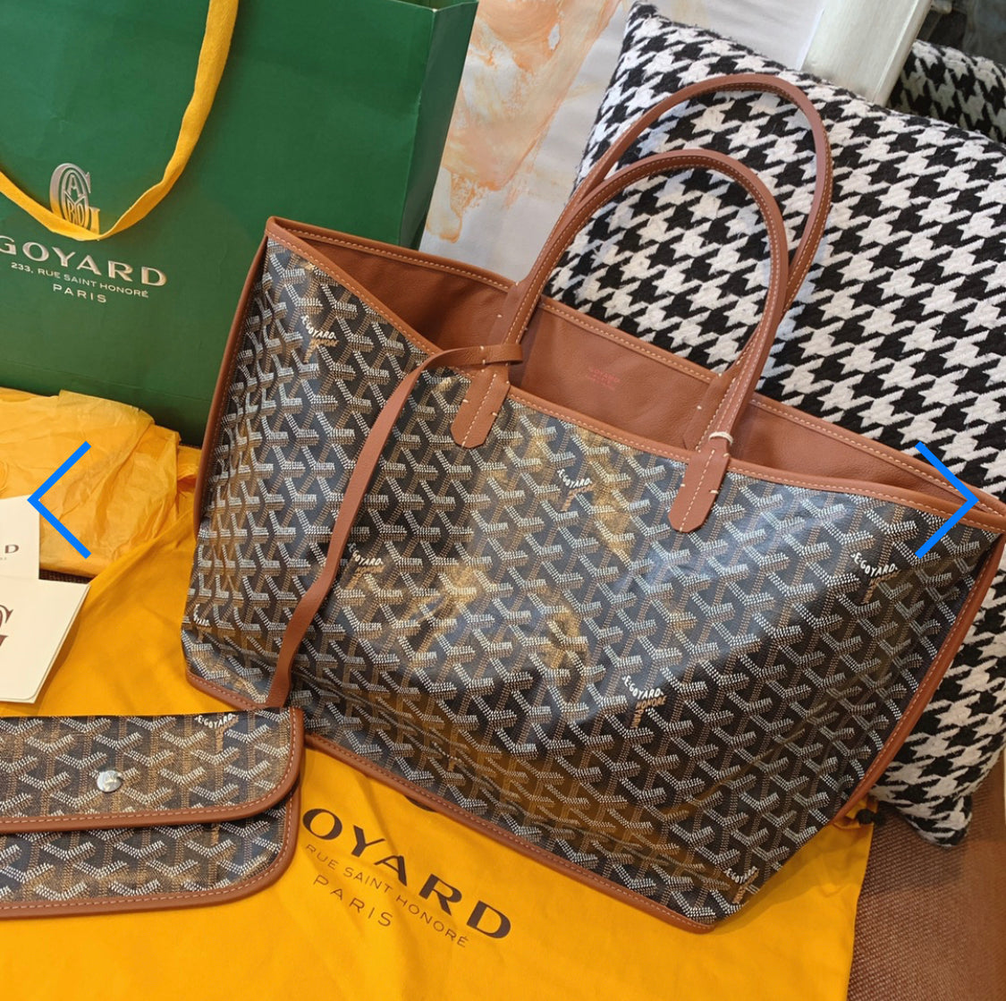 Sac Anjou GM brown facture