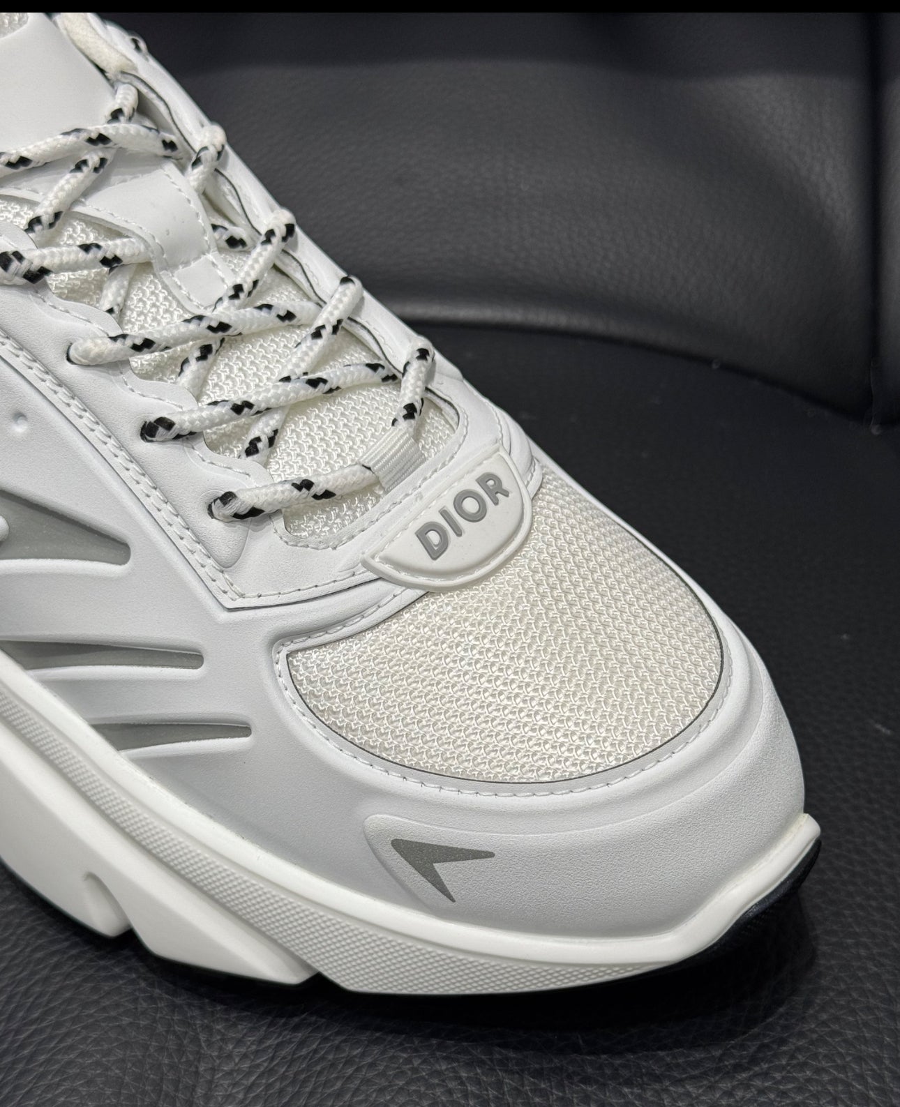 Sneaker B44 Blade Maille technique blanche et tissu technique blanche