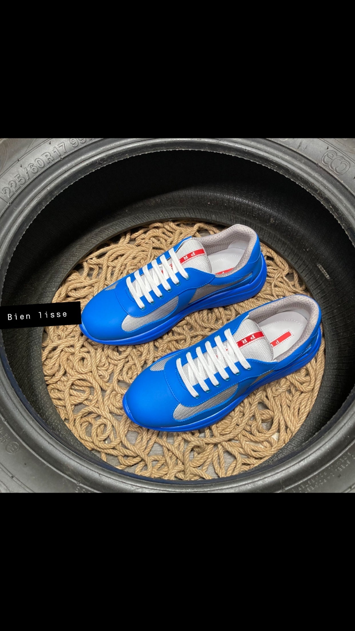 Sneakers Prd America ´ s Cup blue Gomme & tissu bike