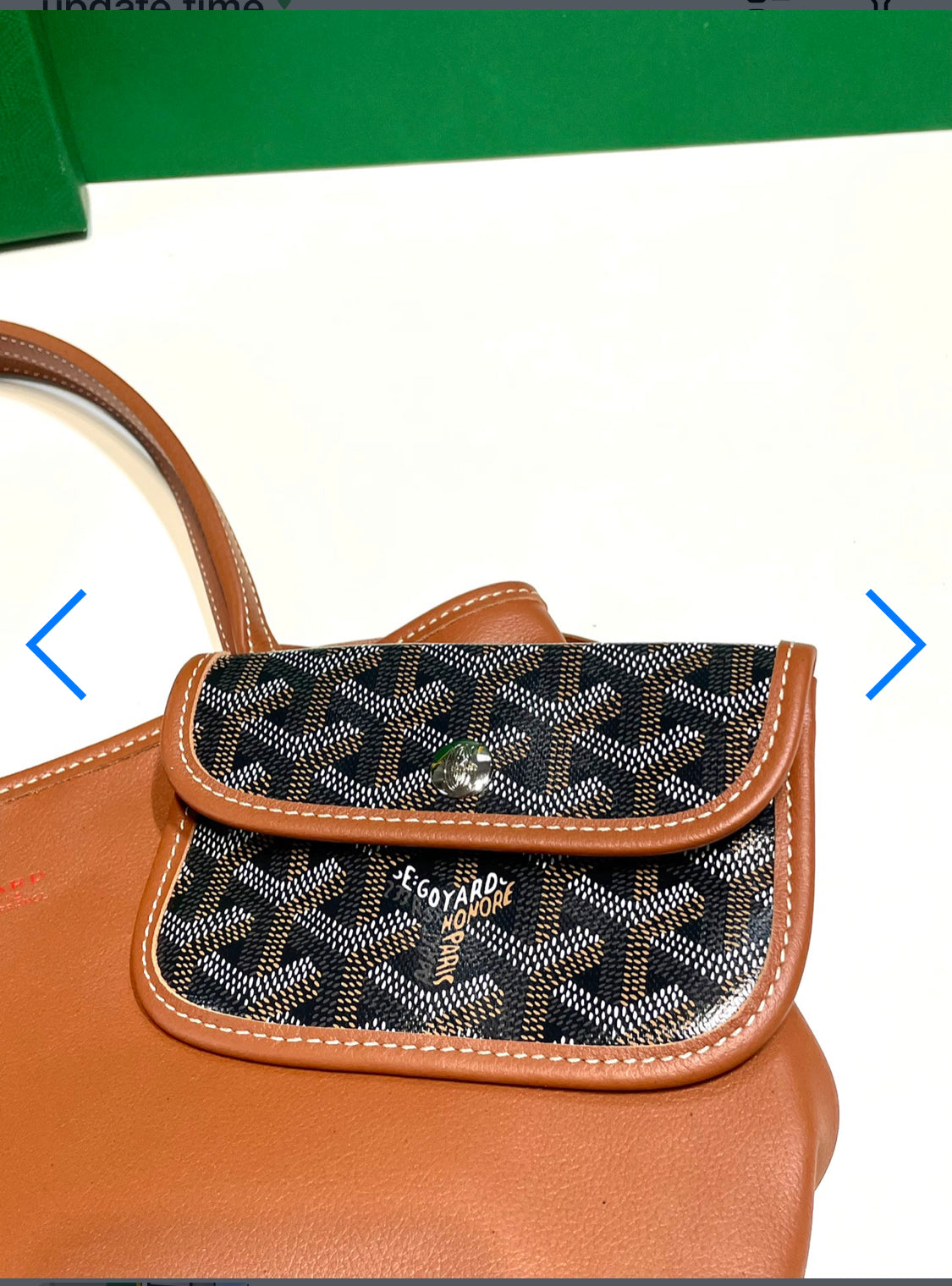 Sac Anjou Mini brown facture