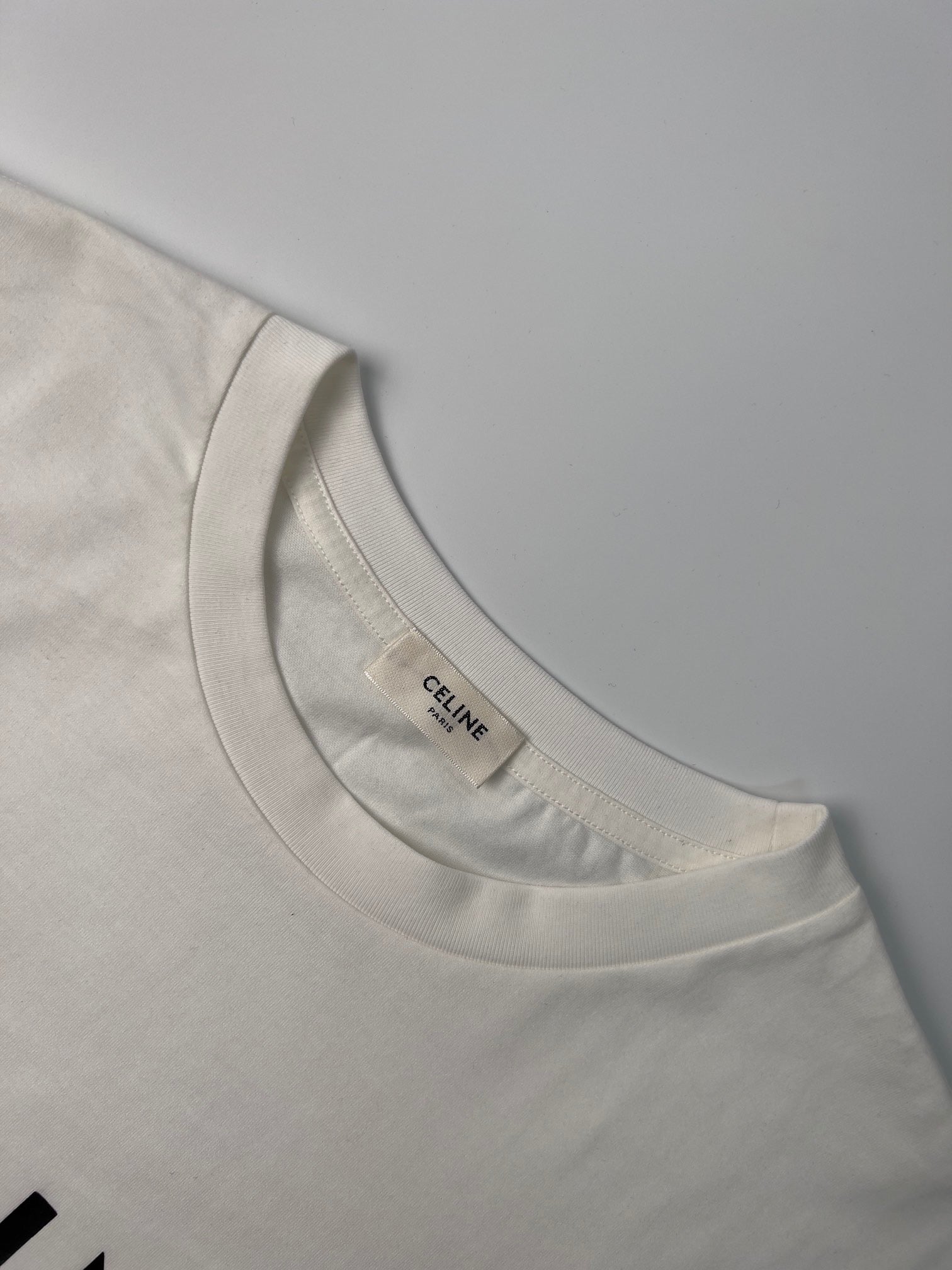 Celine weißes T-Shirt