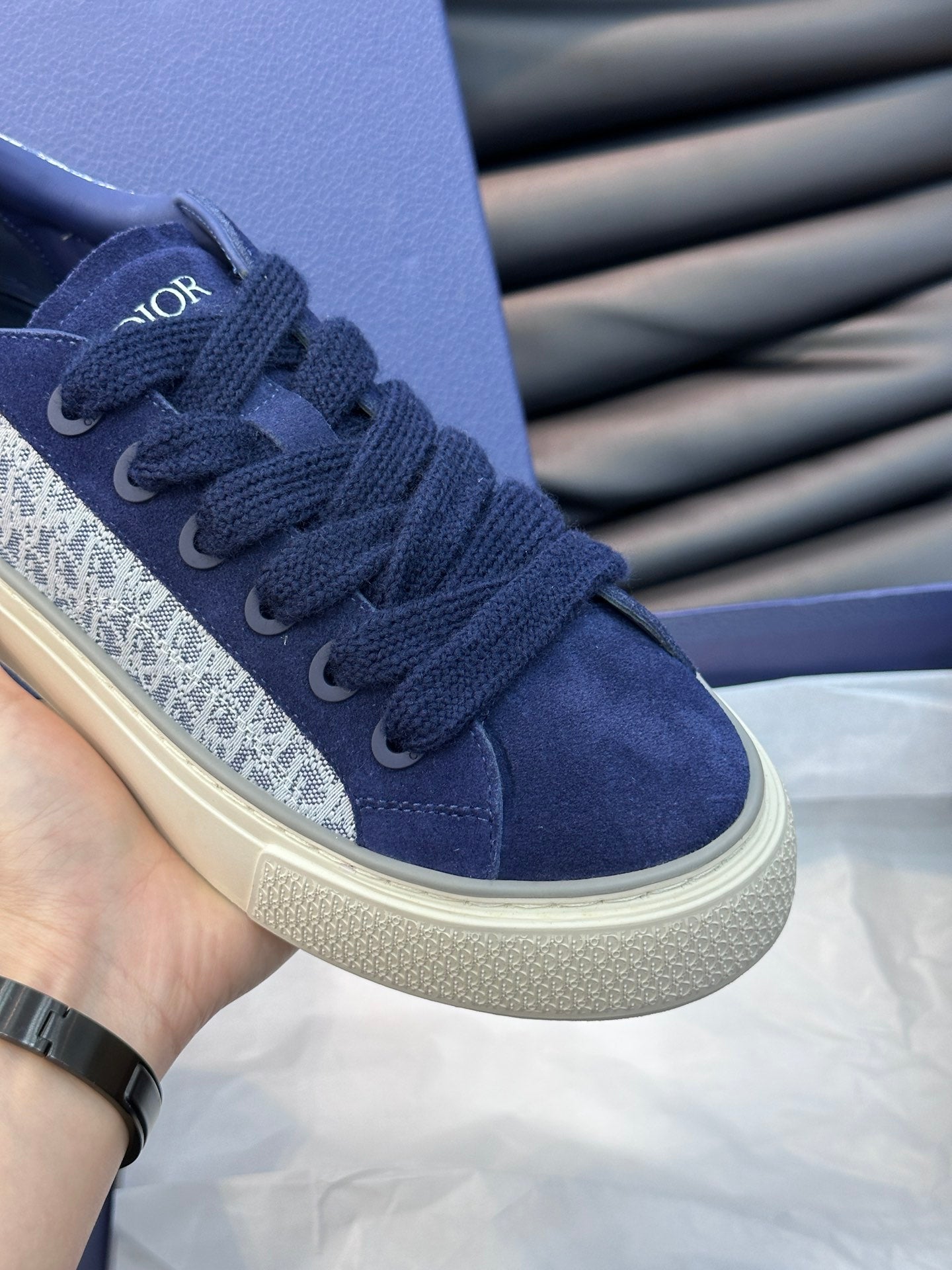 Sneakers B33 bleu facture