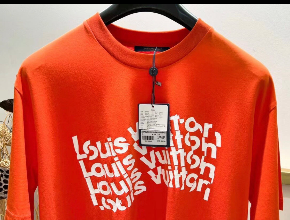 T shirt Lv oversized orange