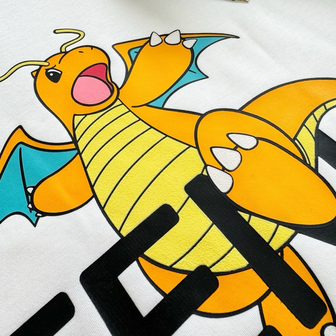 FF übergroßes T-Shirt X BRD DRACOLOSS WEISS