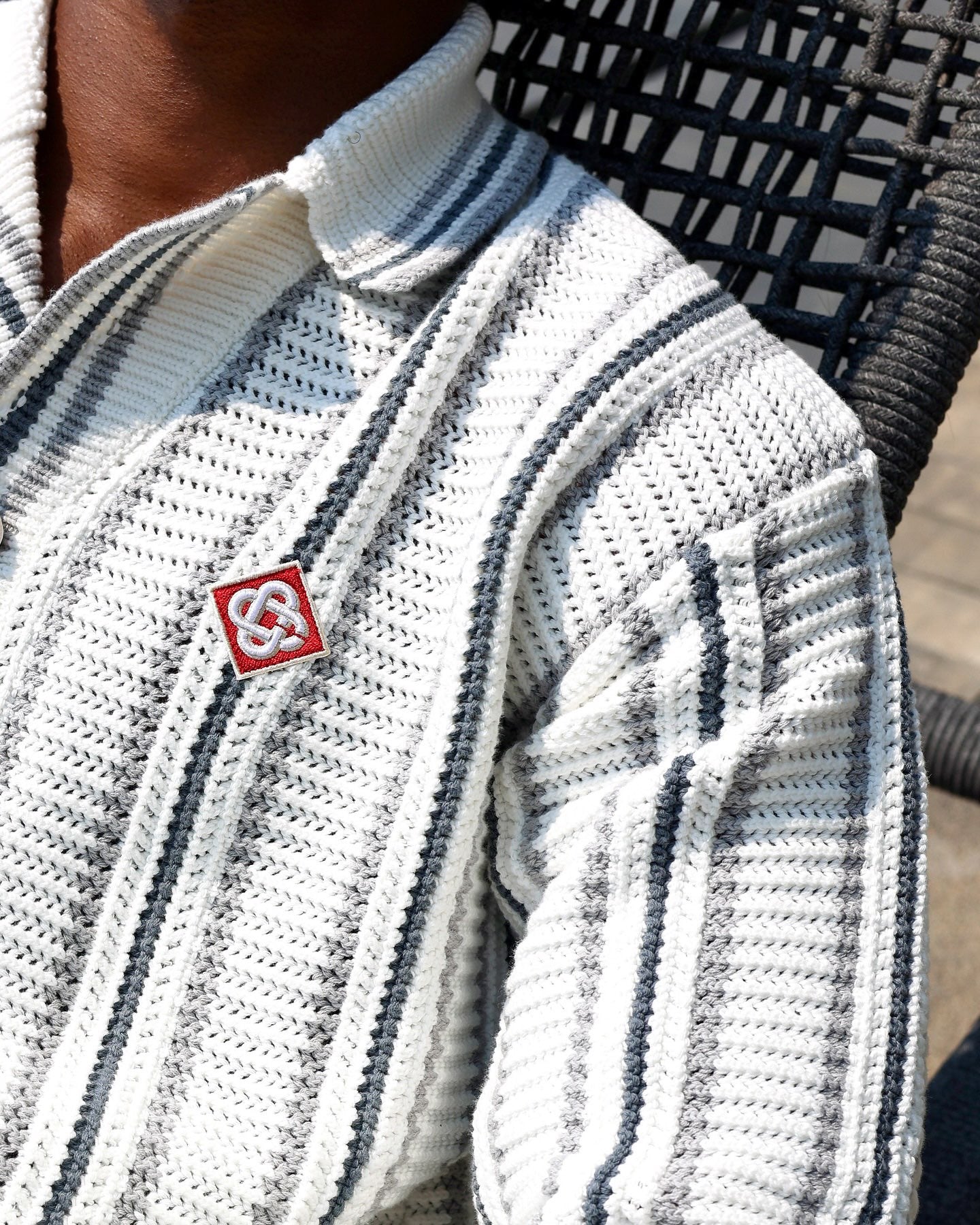 Chemise Casablanca cardigan en crochet