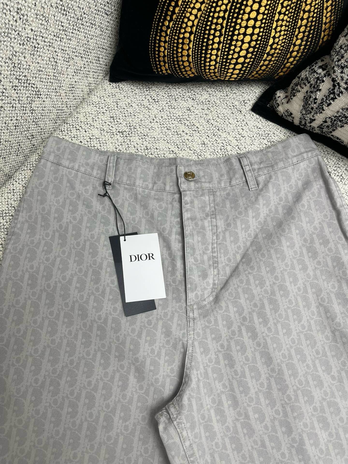 Ensemble CD Oblique Denim de coton gris