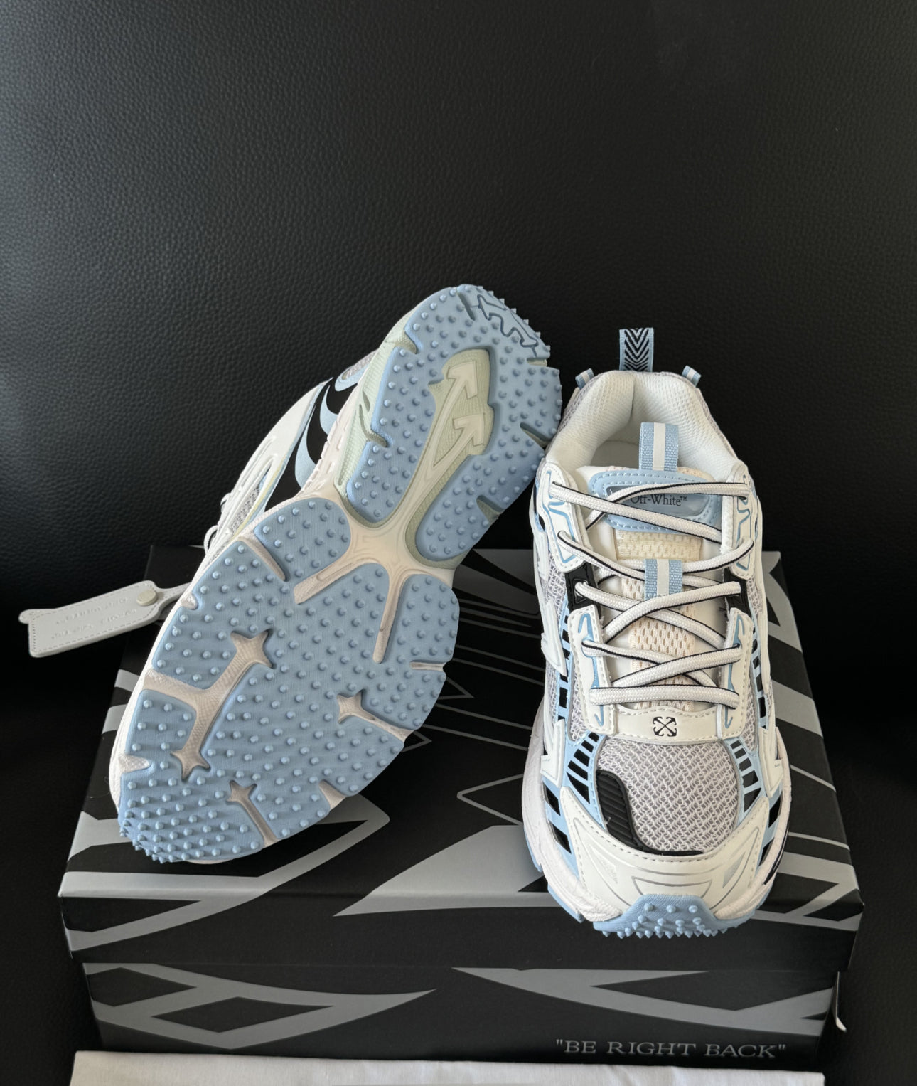 Off Wht Be Right back Blue Sky