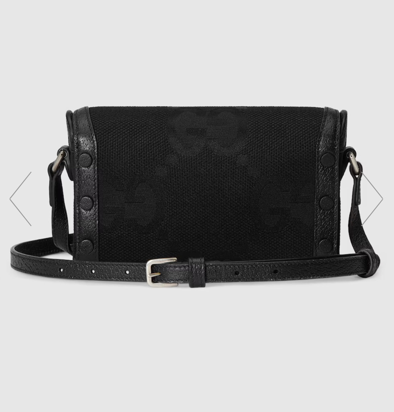Gg horsebit 1955 Jumbo black invoice bag