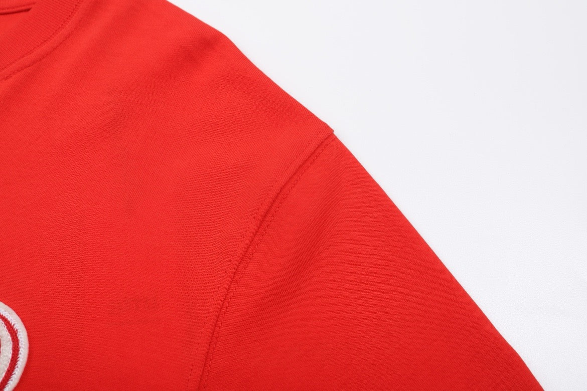 T-shirt rouge à logo ami de cœur rouge