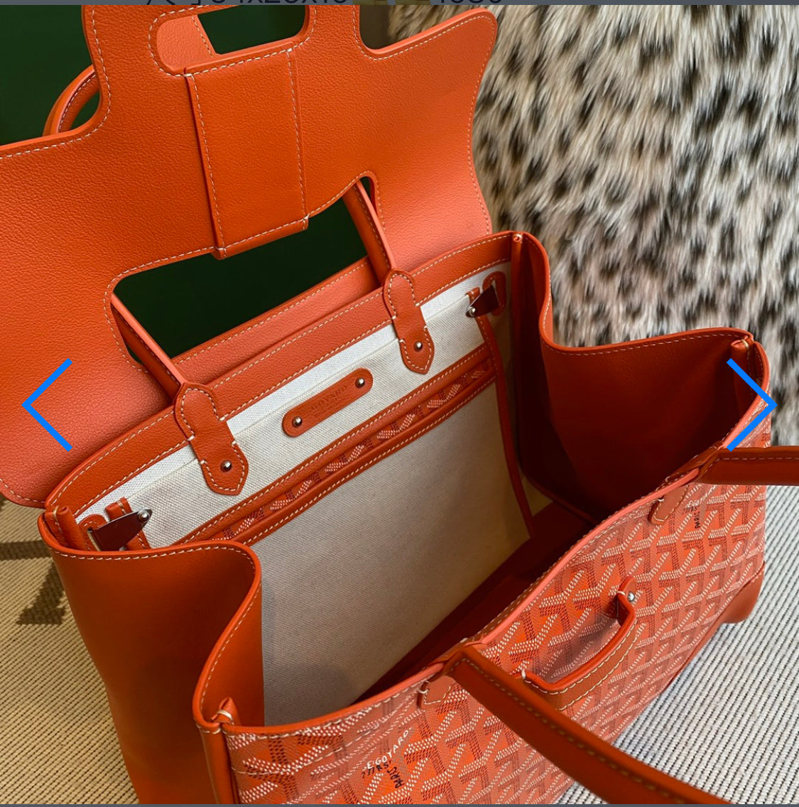 Sac cabas Saigon orange facture