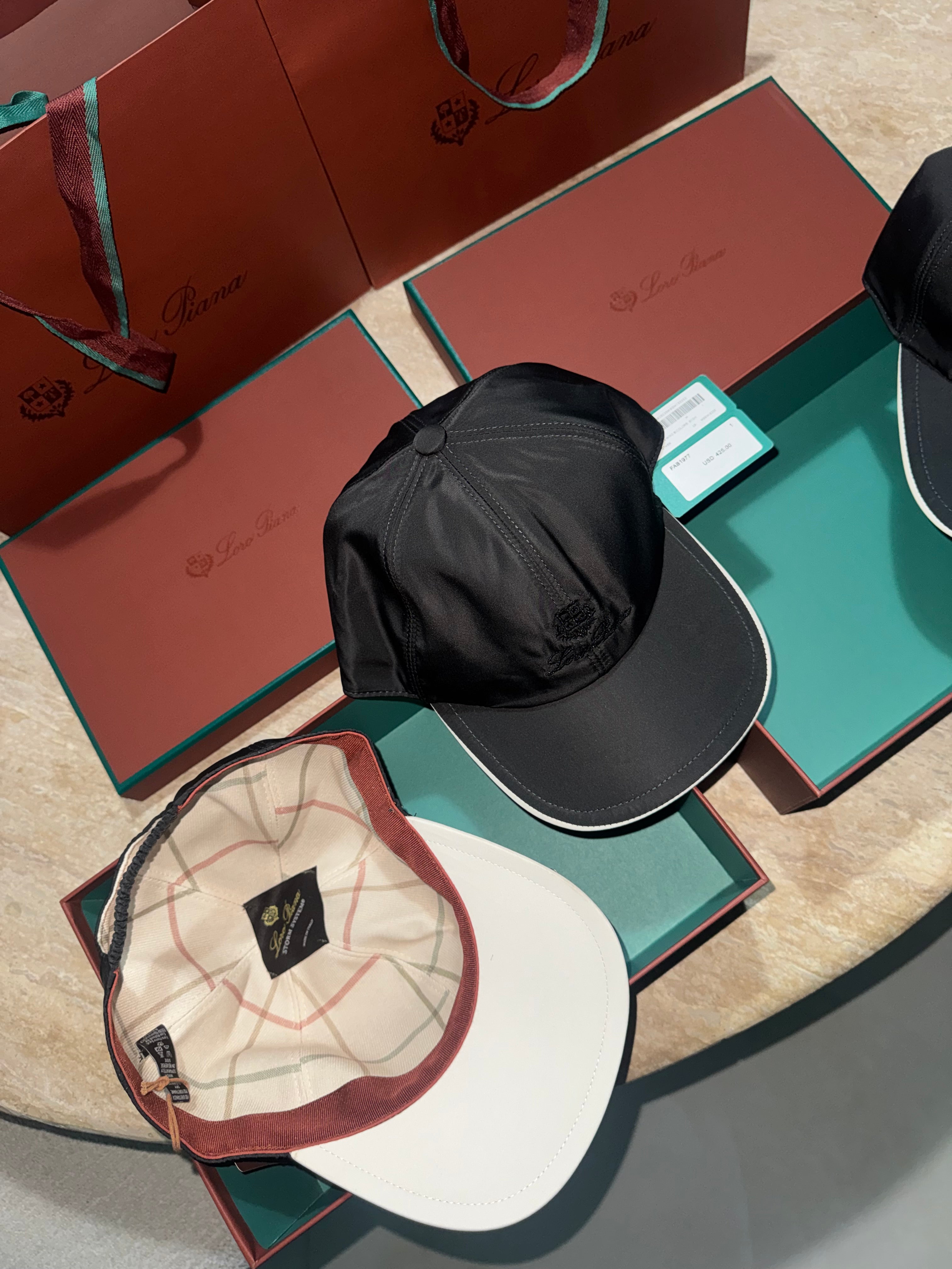 Casquette Loro P micro fibre noir 10/10