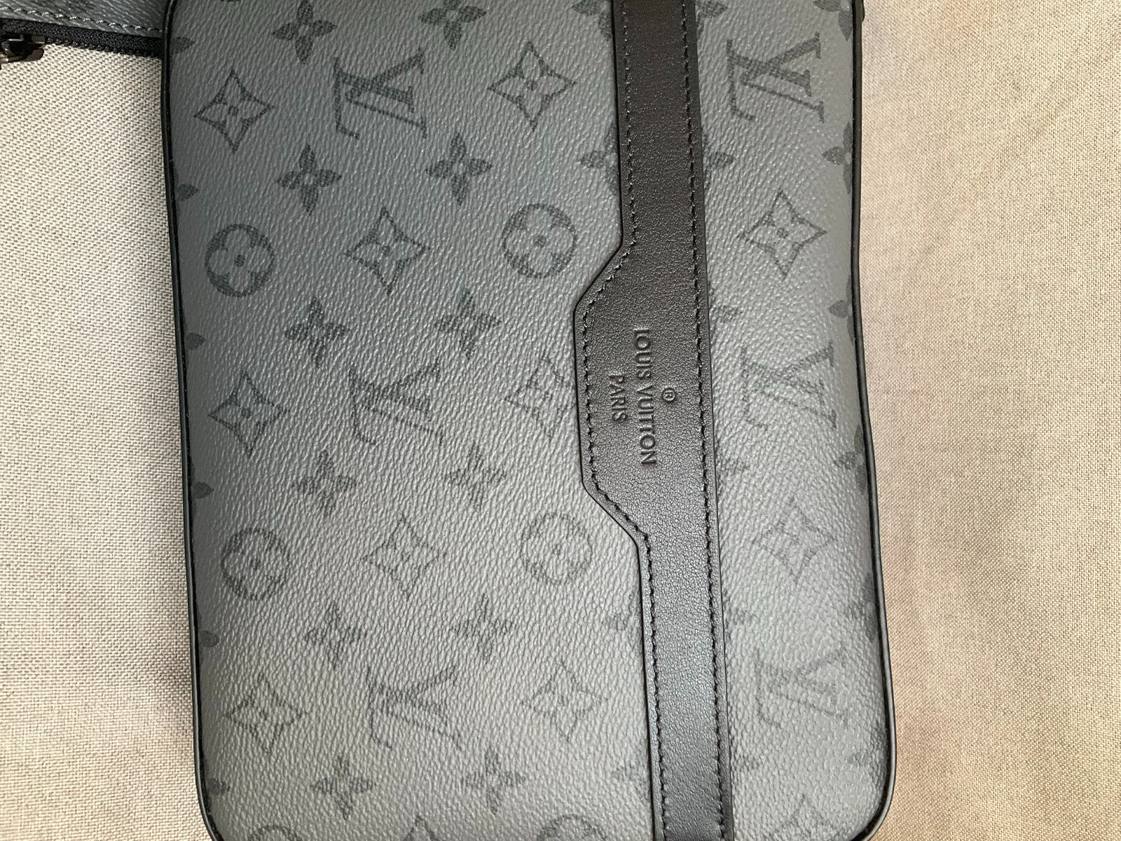 Sac Trio Messenger Grey blue 10/10 facture