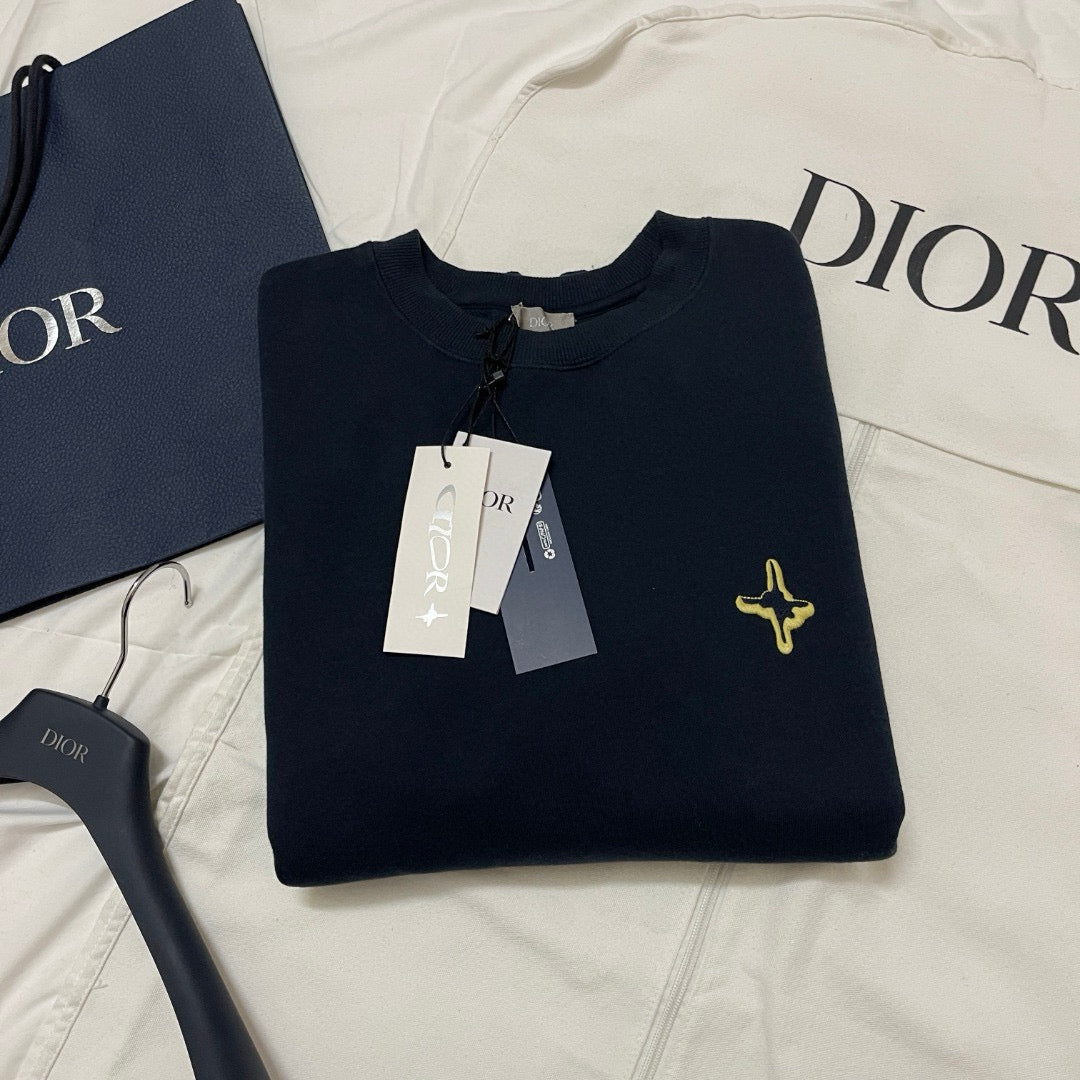 Sweat-shirt CD AND LEWIS HAMILTON Molleton de coton bleu marine