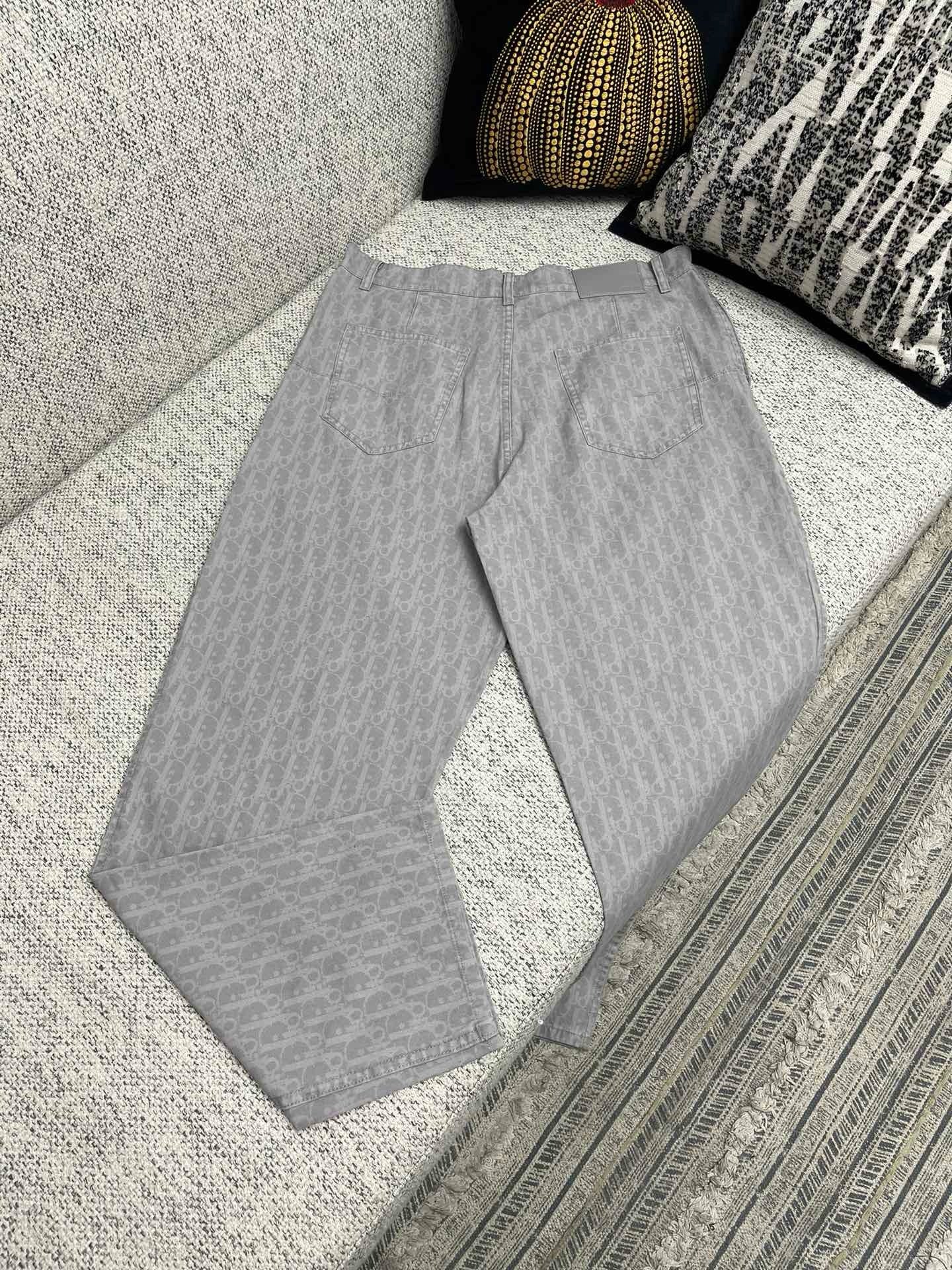 Ensemble CD Oblique Denim de coton gris