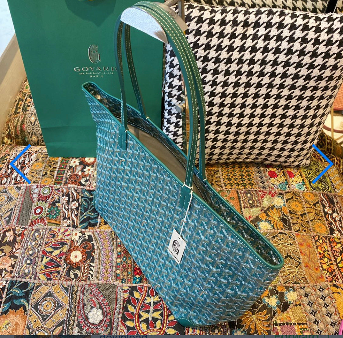 Artois green MM invoice bag