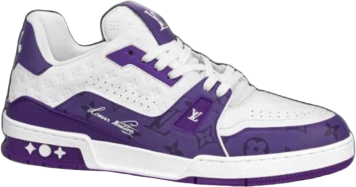 Sneakers Lv trainers purple 2023 facture