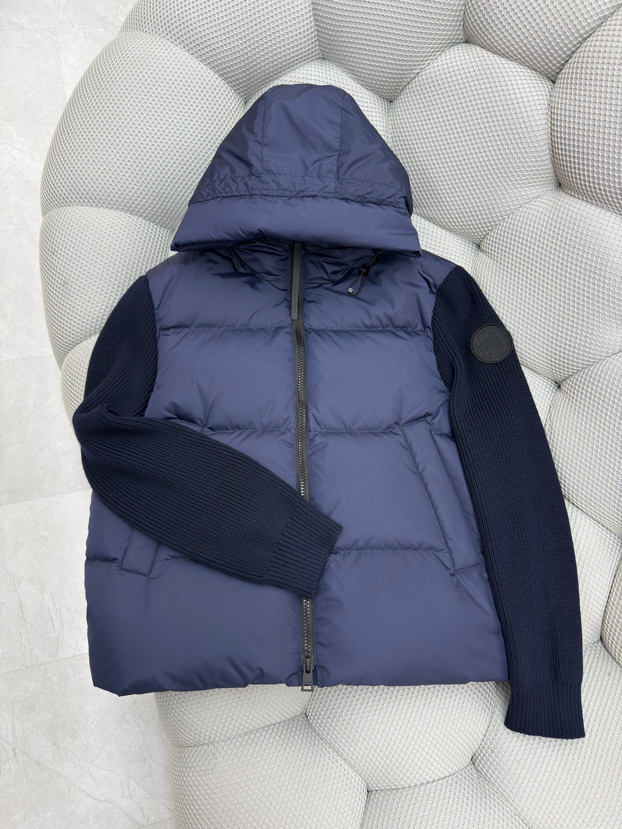 Canada veste matelassé à capuche 10/10 bleu nuit