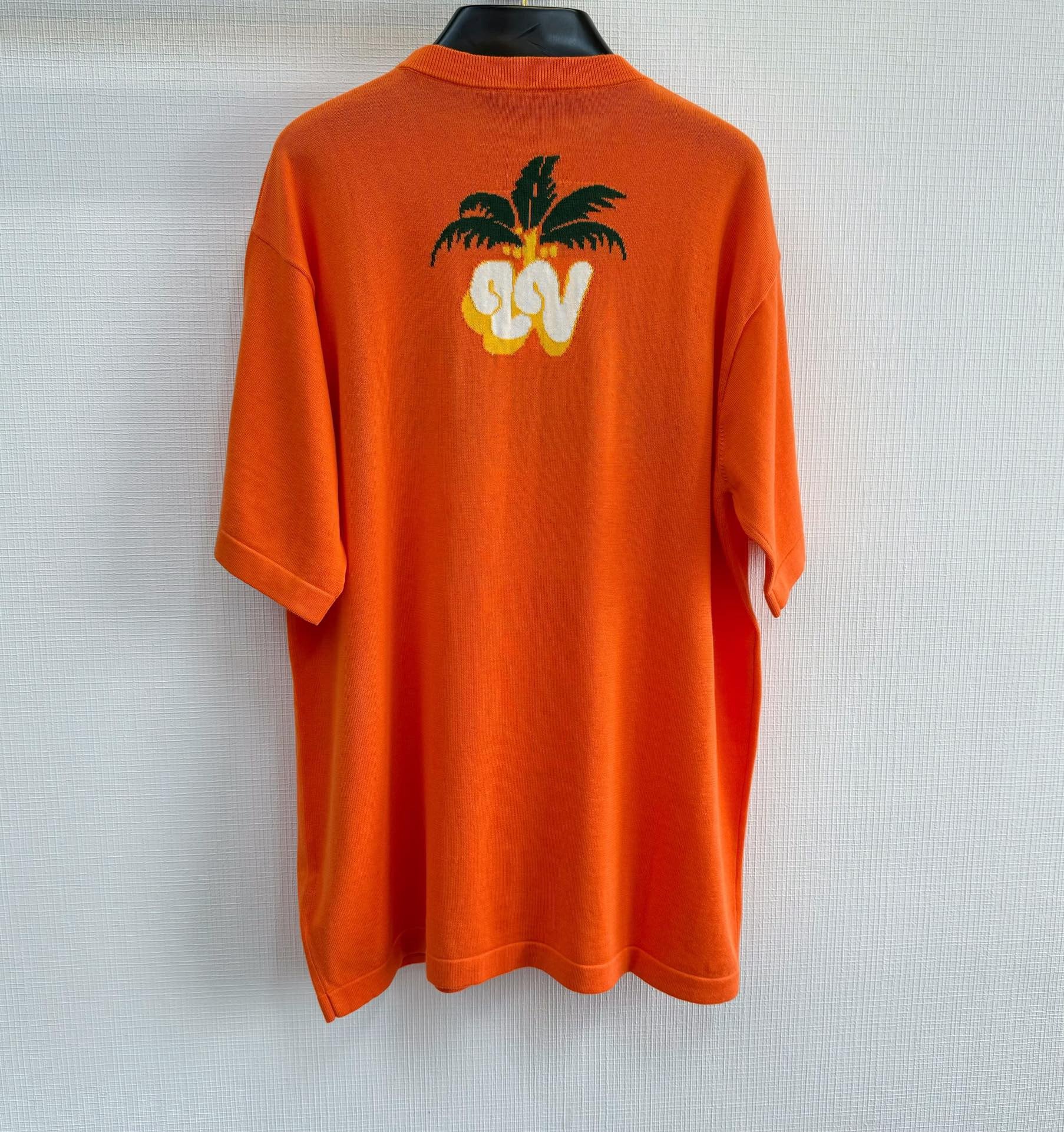 Tee-shirt lv manches courtes en coton