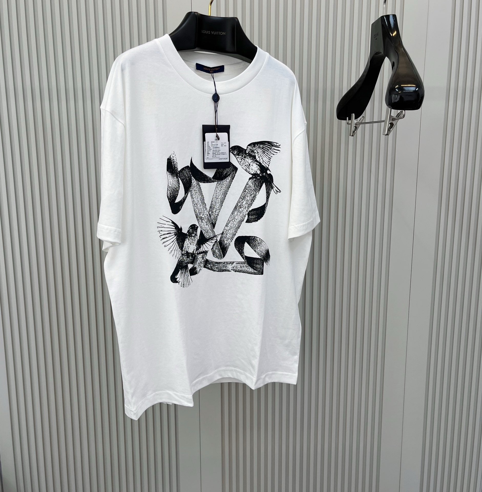 T shirt Lv coton imprimé